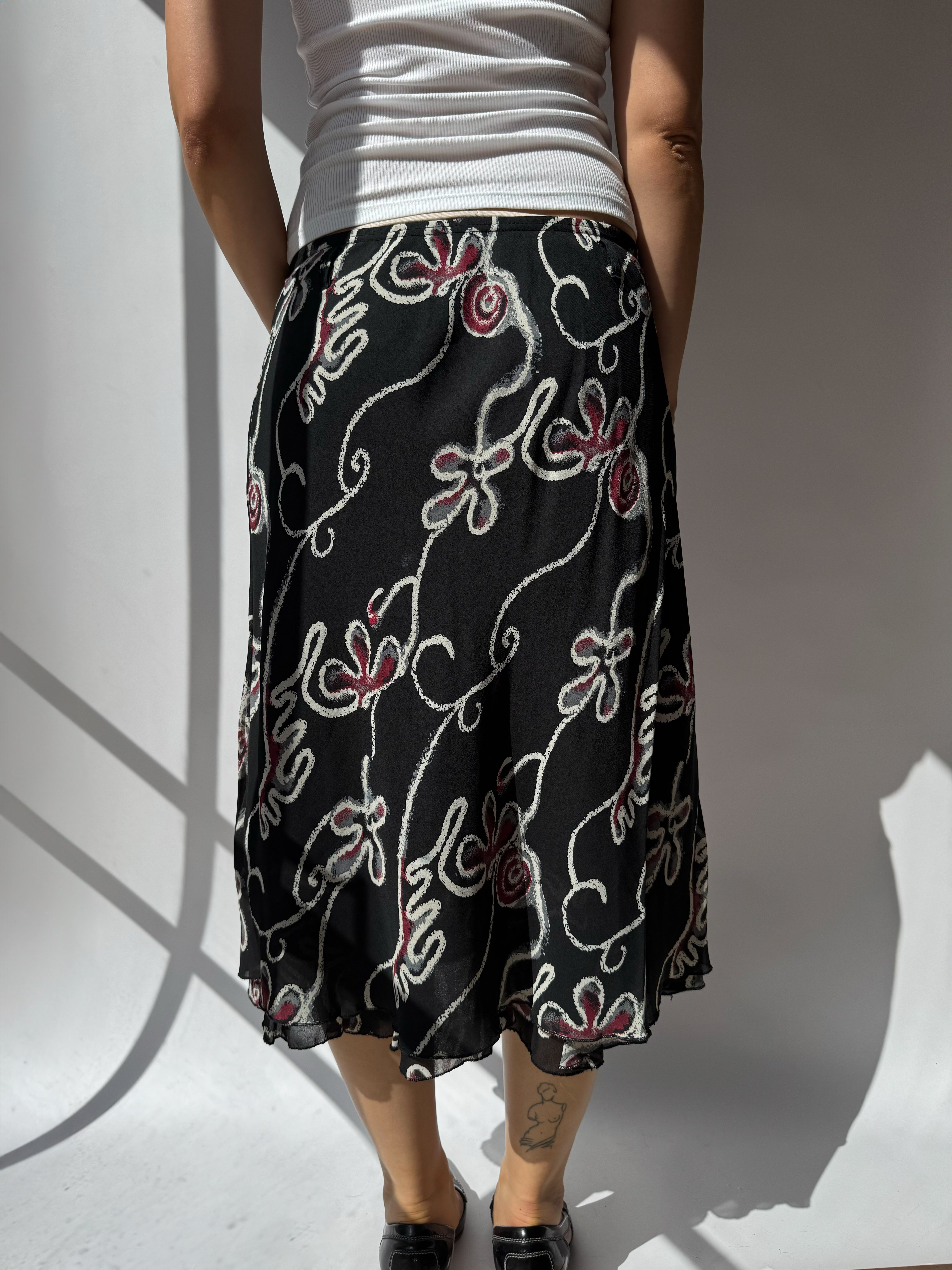 חצאית מידי פרחונית (38)