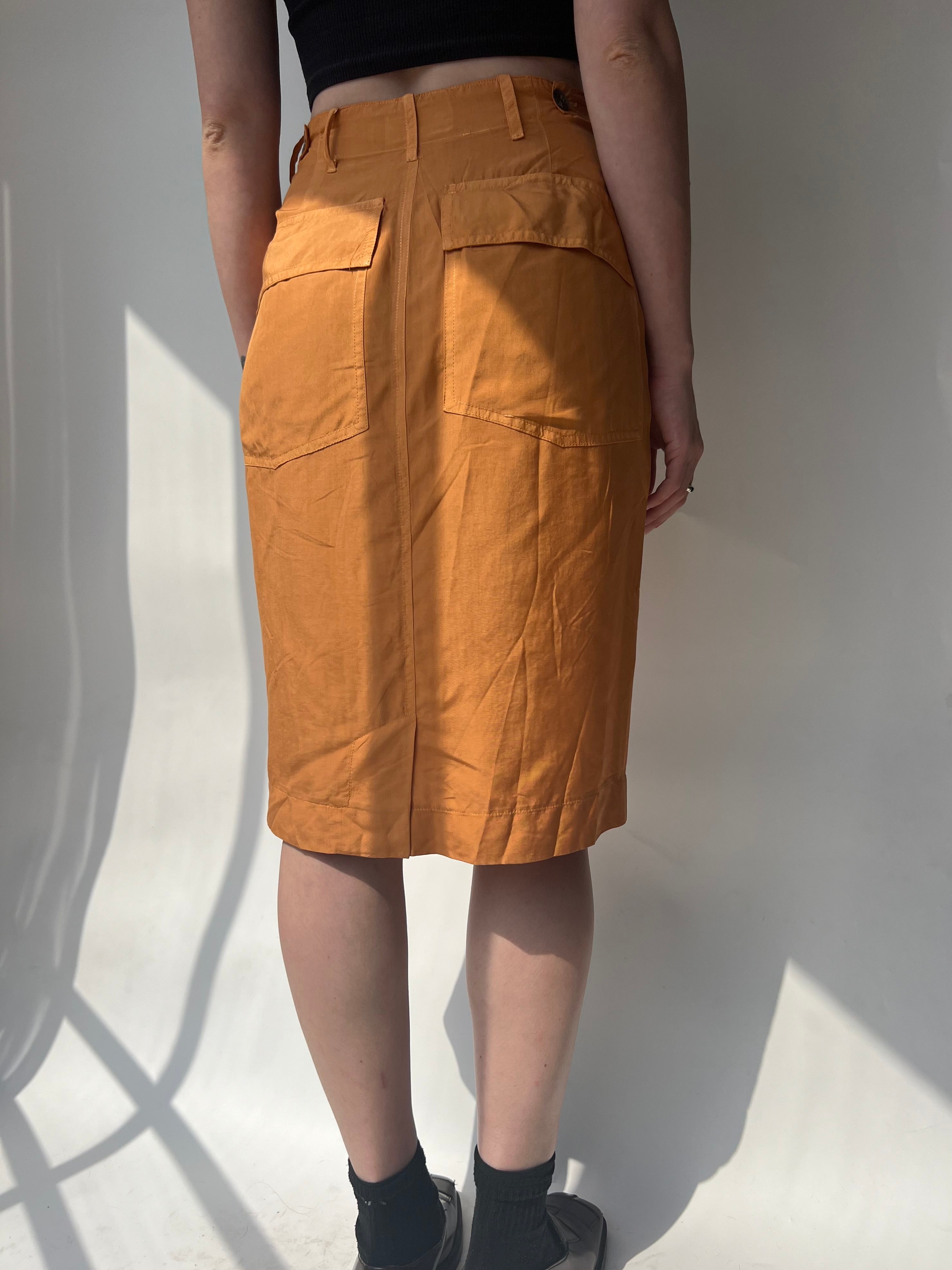 חצאית מידי כתומה (34)