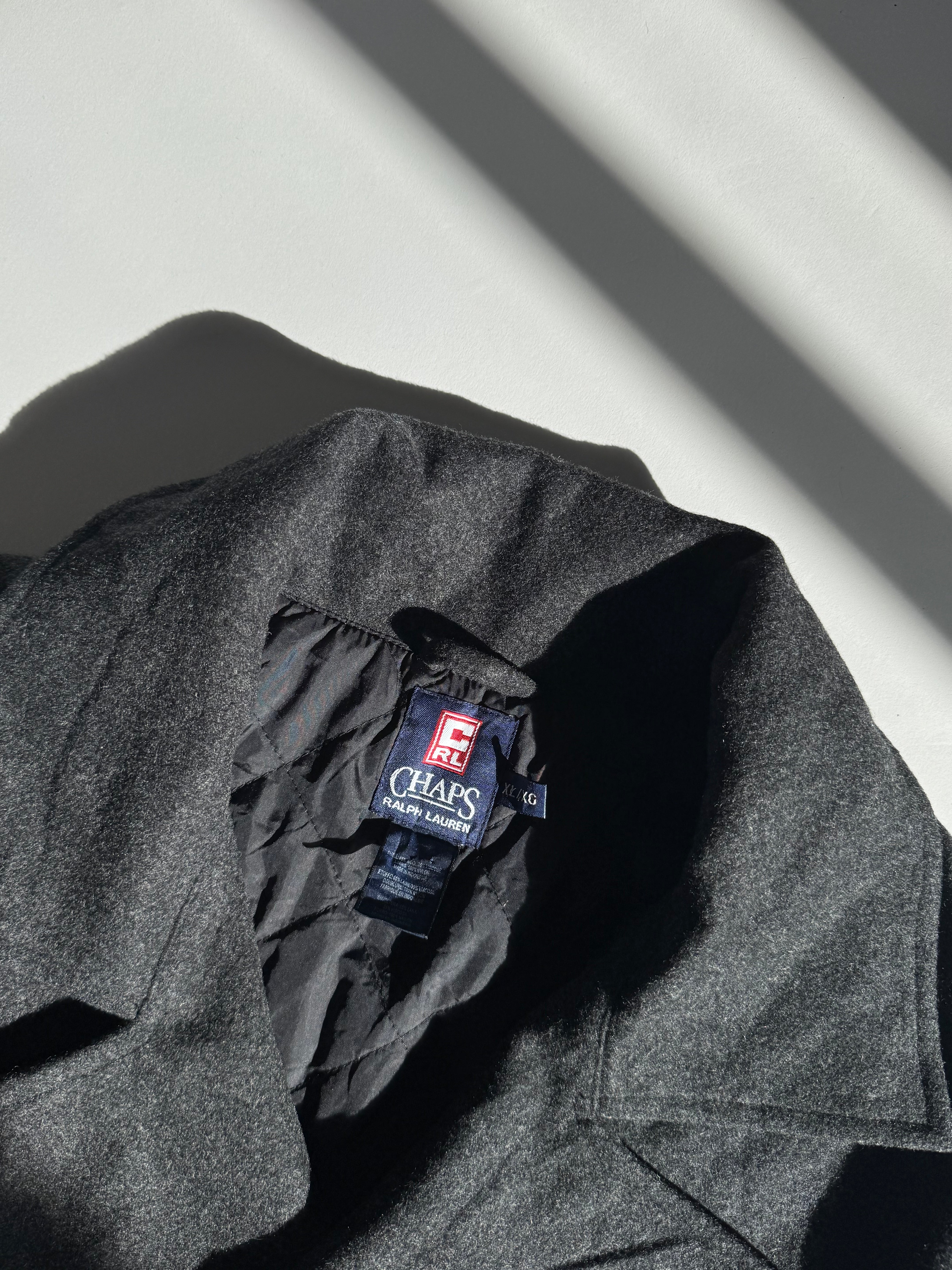 מעיל צמר אפור Chaps (XXL)