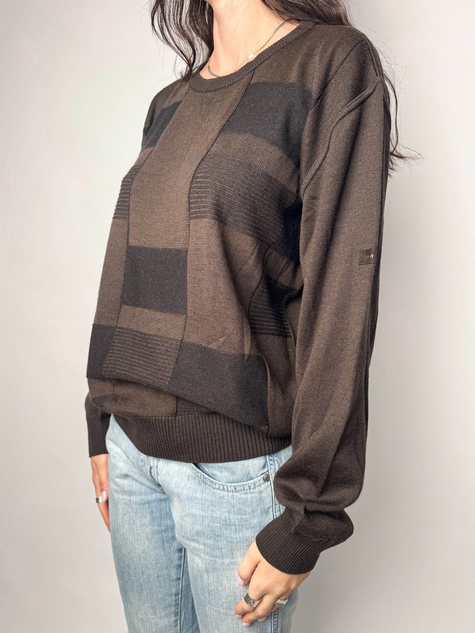 סריג חום כהה (M)