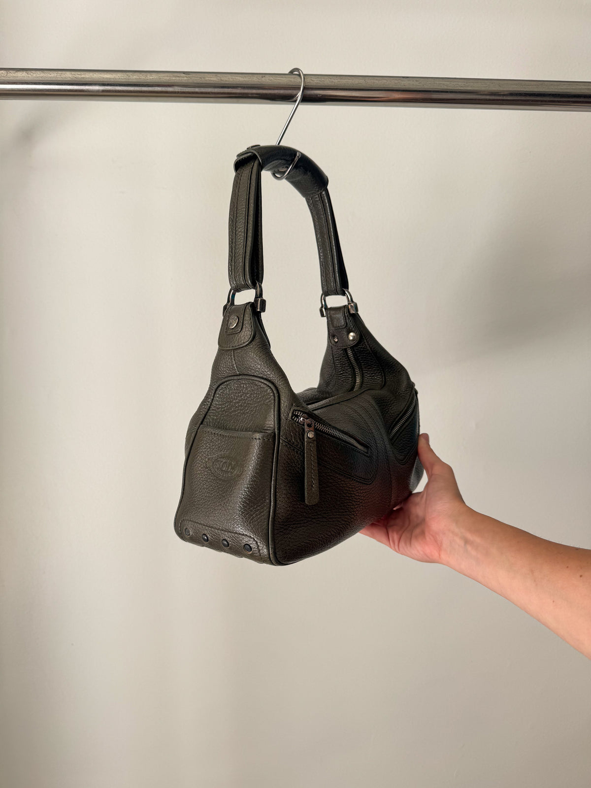 תיק כתף ירוק זית Tod's