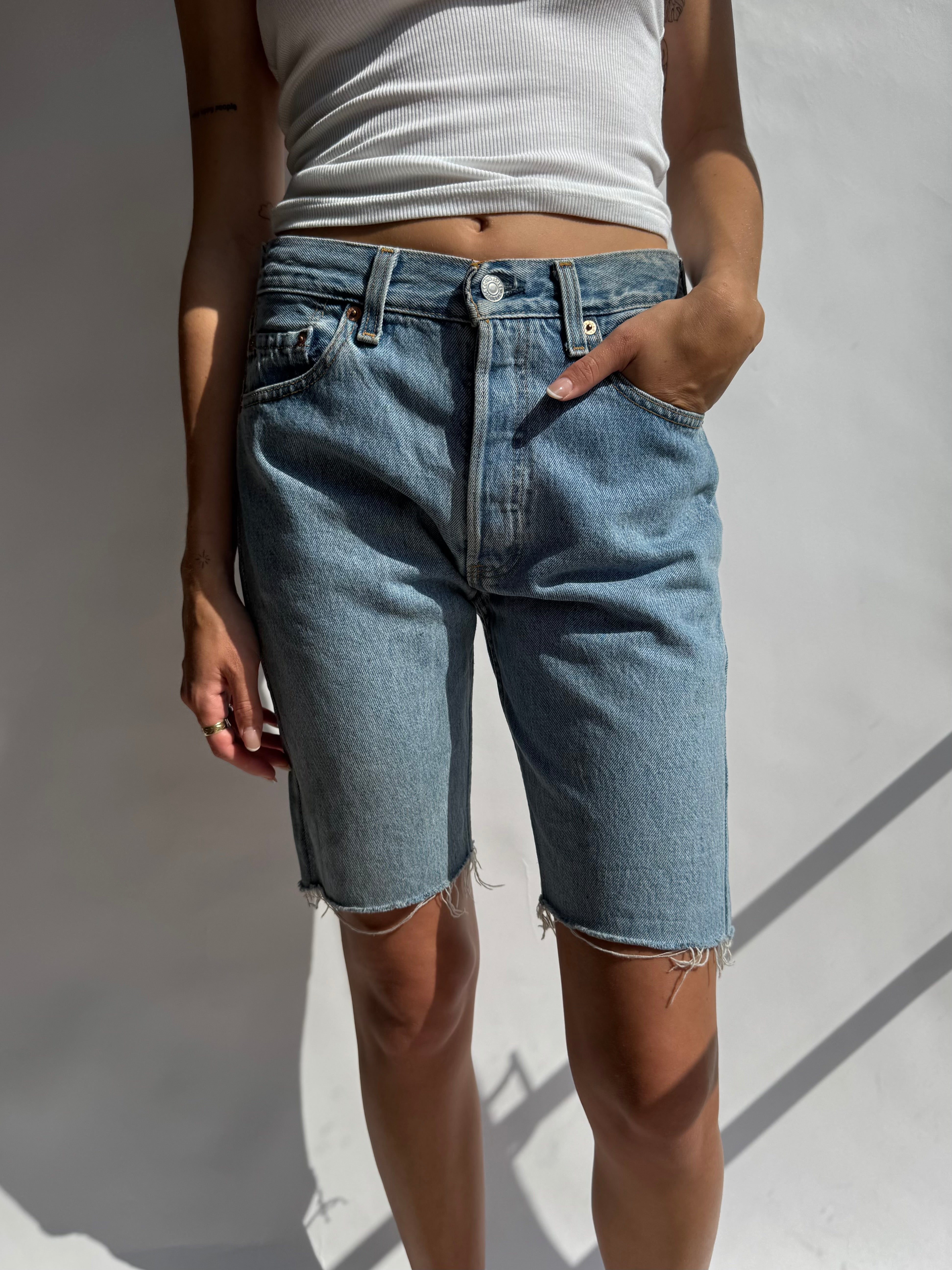 ג׳ינס ברמודה בהיר Levi's (36)