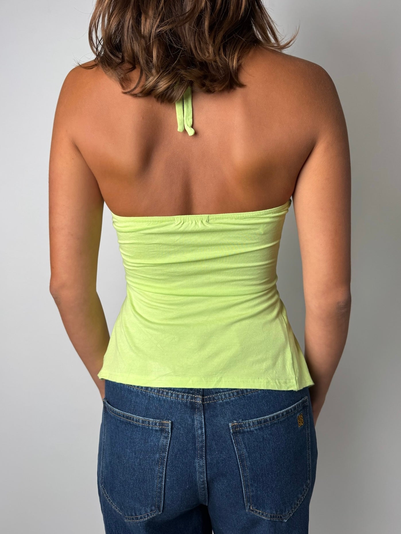 גופיית קולר ירוקה (S)