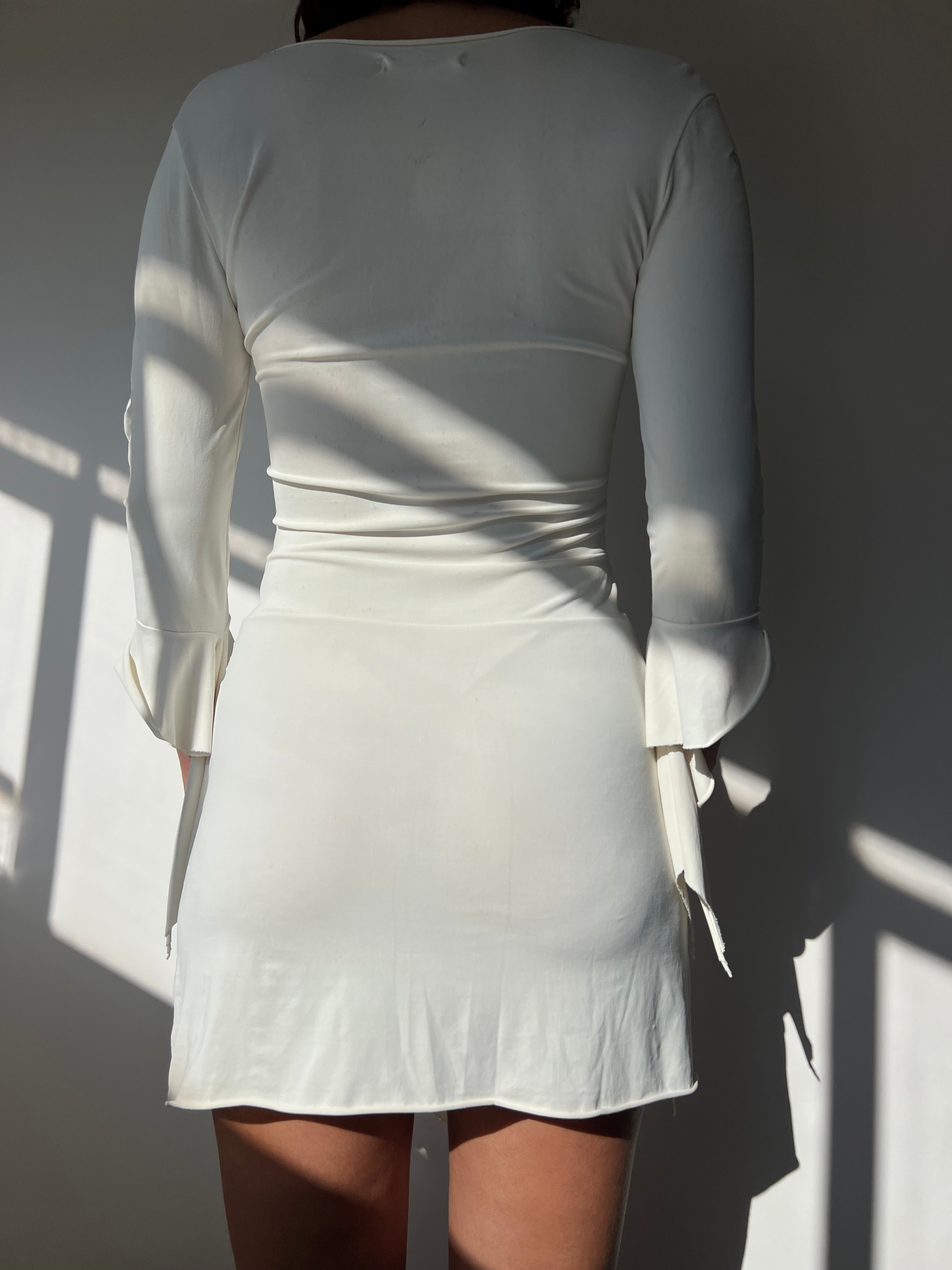 שמלת לייקרה שרוולים ארוכים (M)