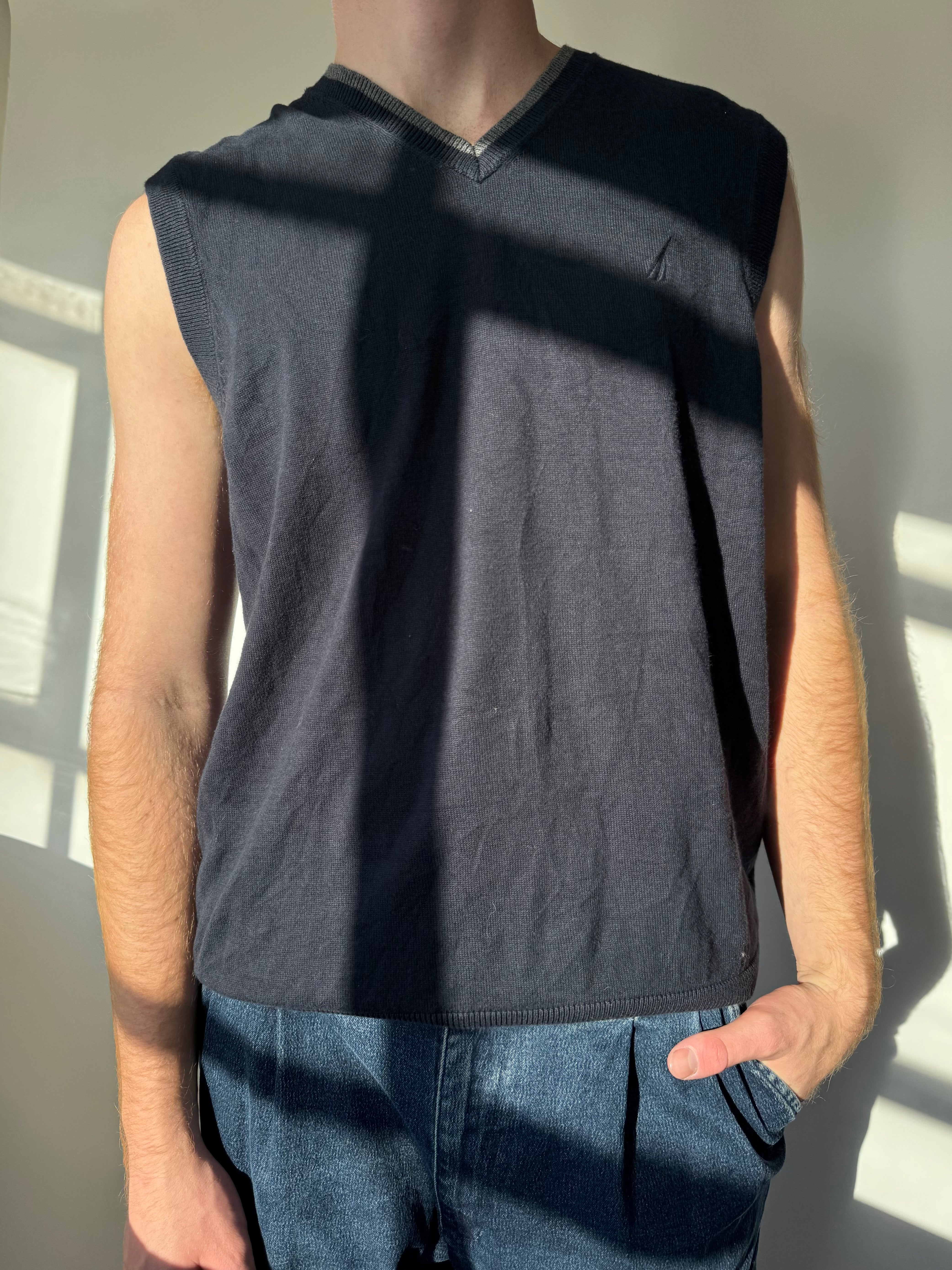 וסט סריג Nautica (M)