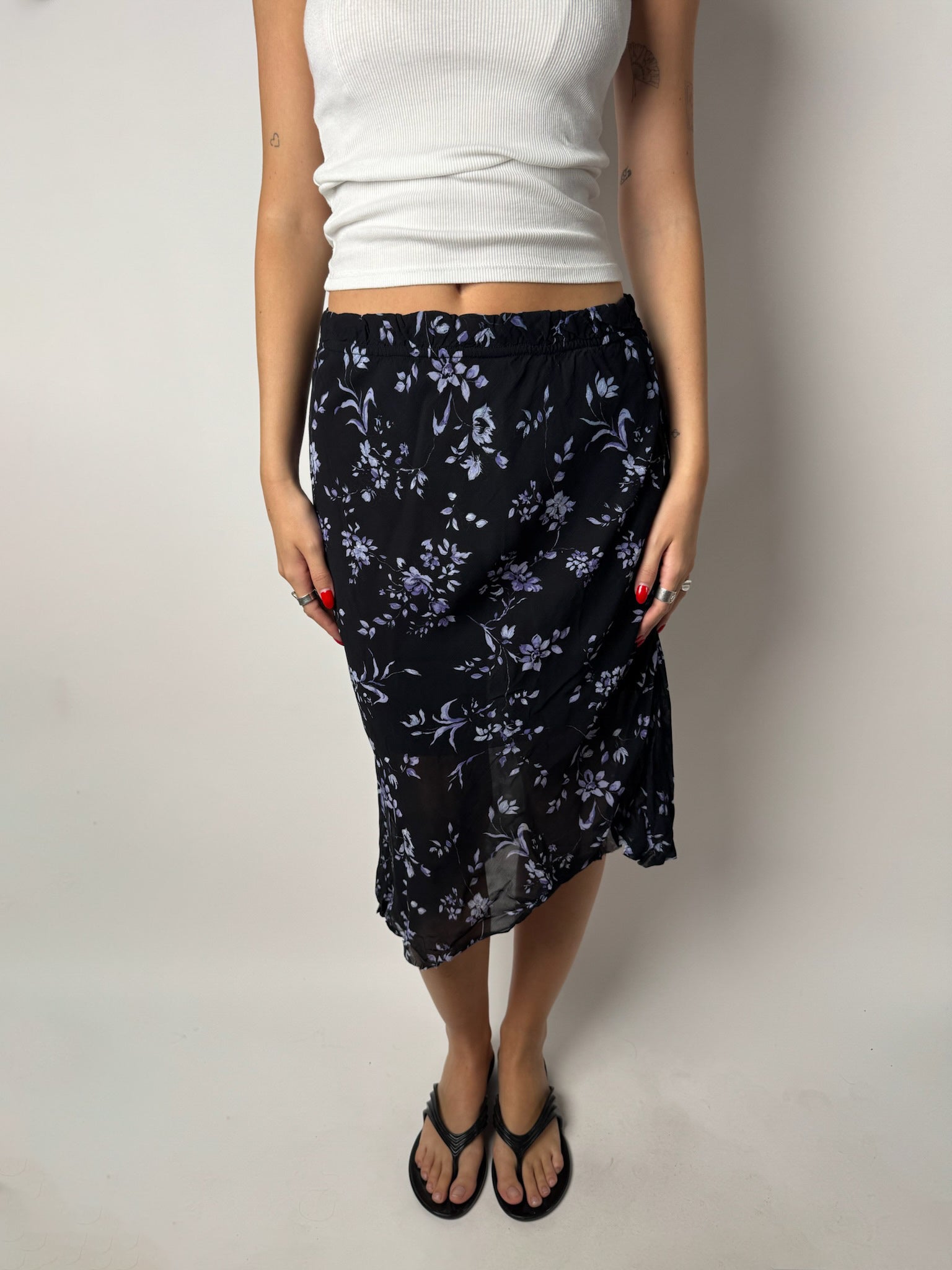 חצאית מידי פרחונית (36)