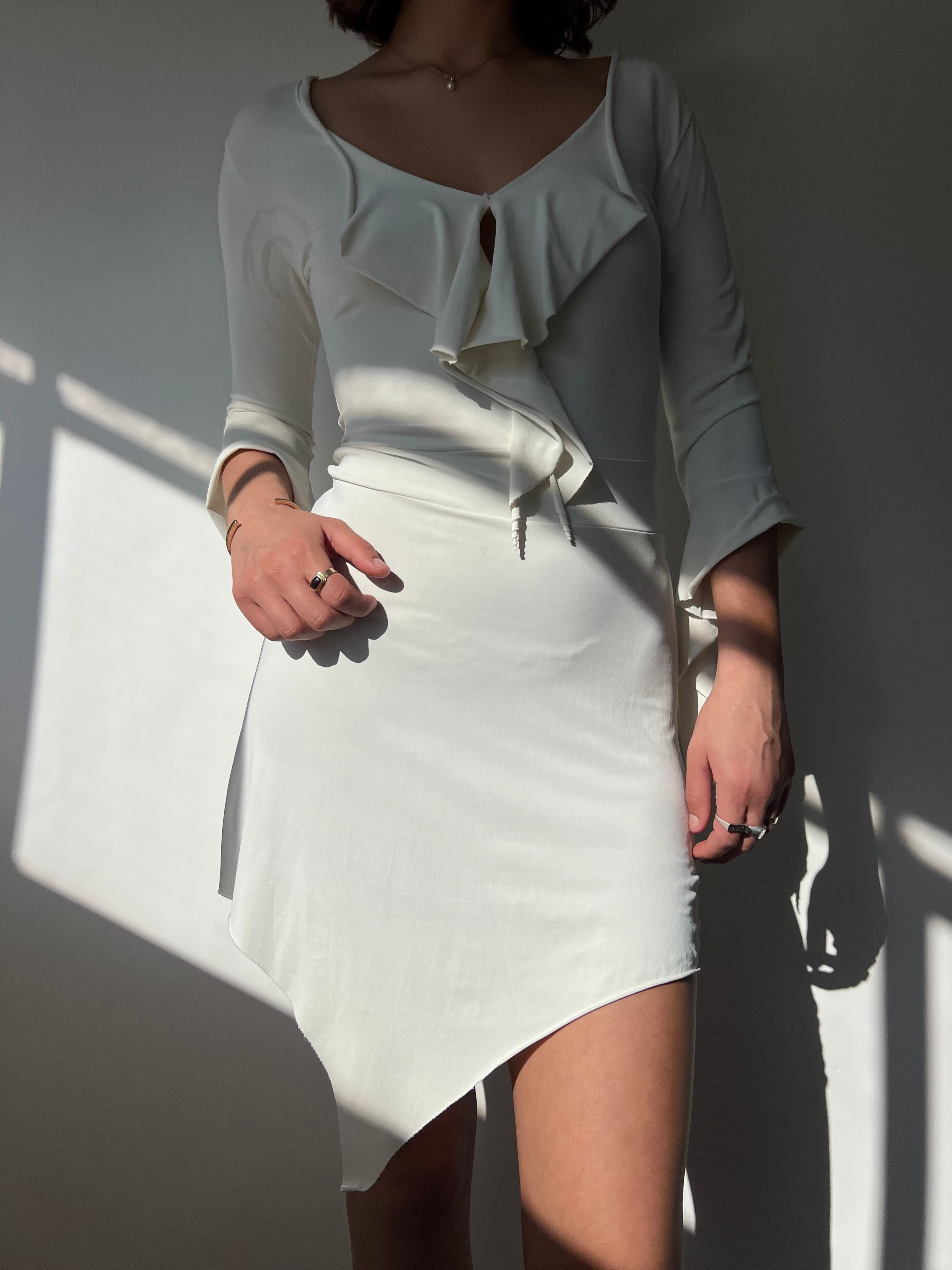 שמלת לייקרה שרוולים ארוכים (M)