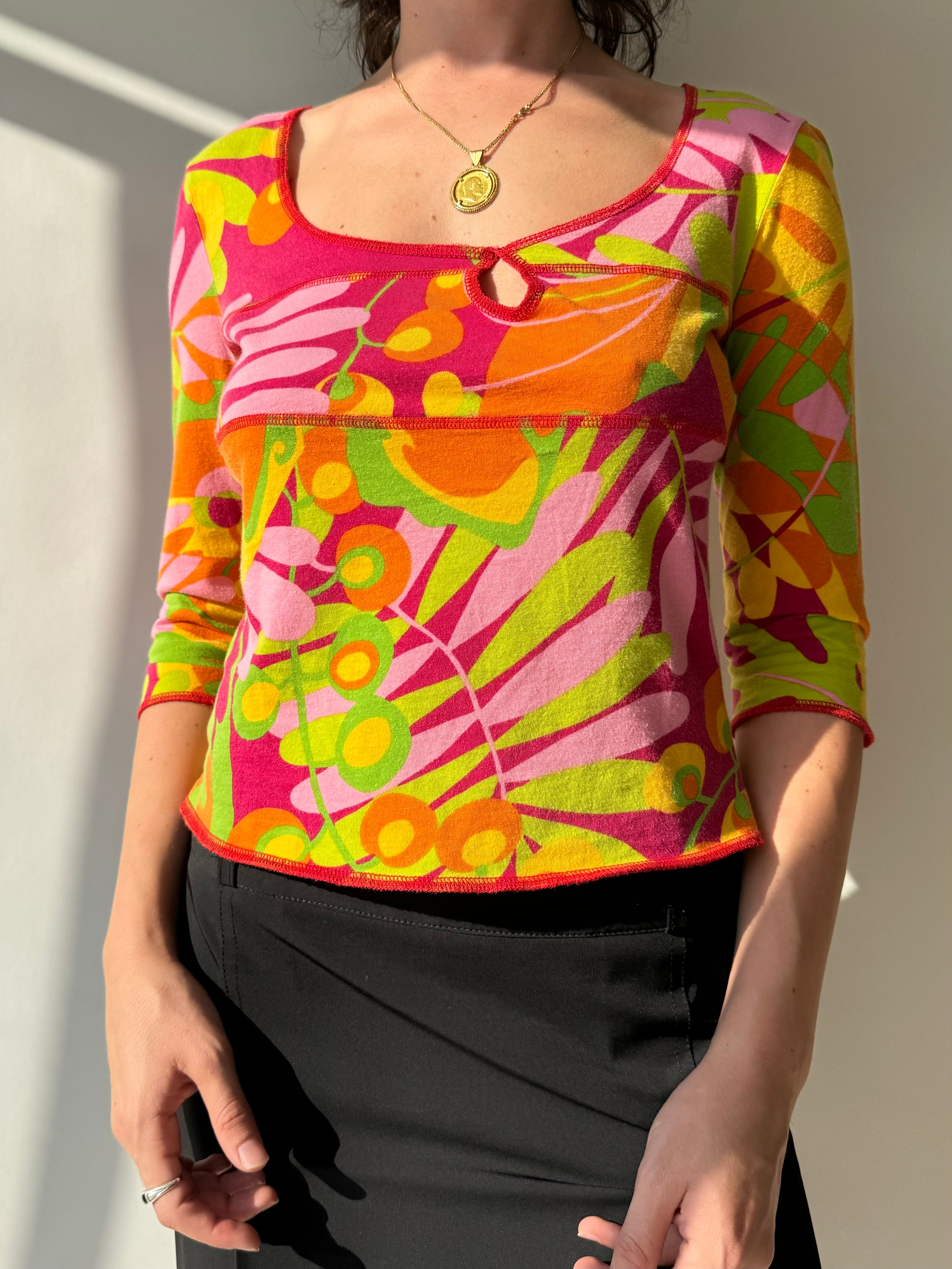 חולצת הדפס צבעונית (S) Dolce & Gabbana