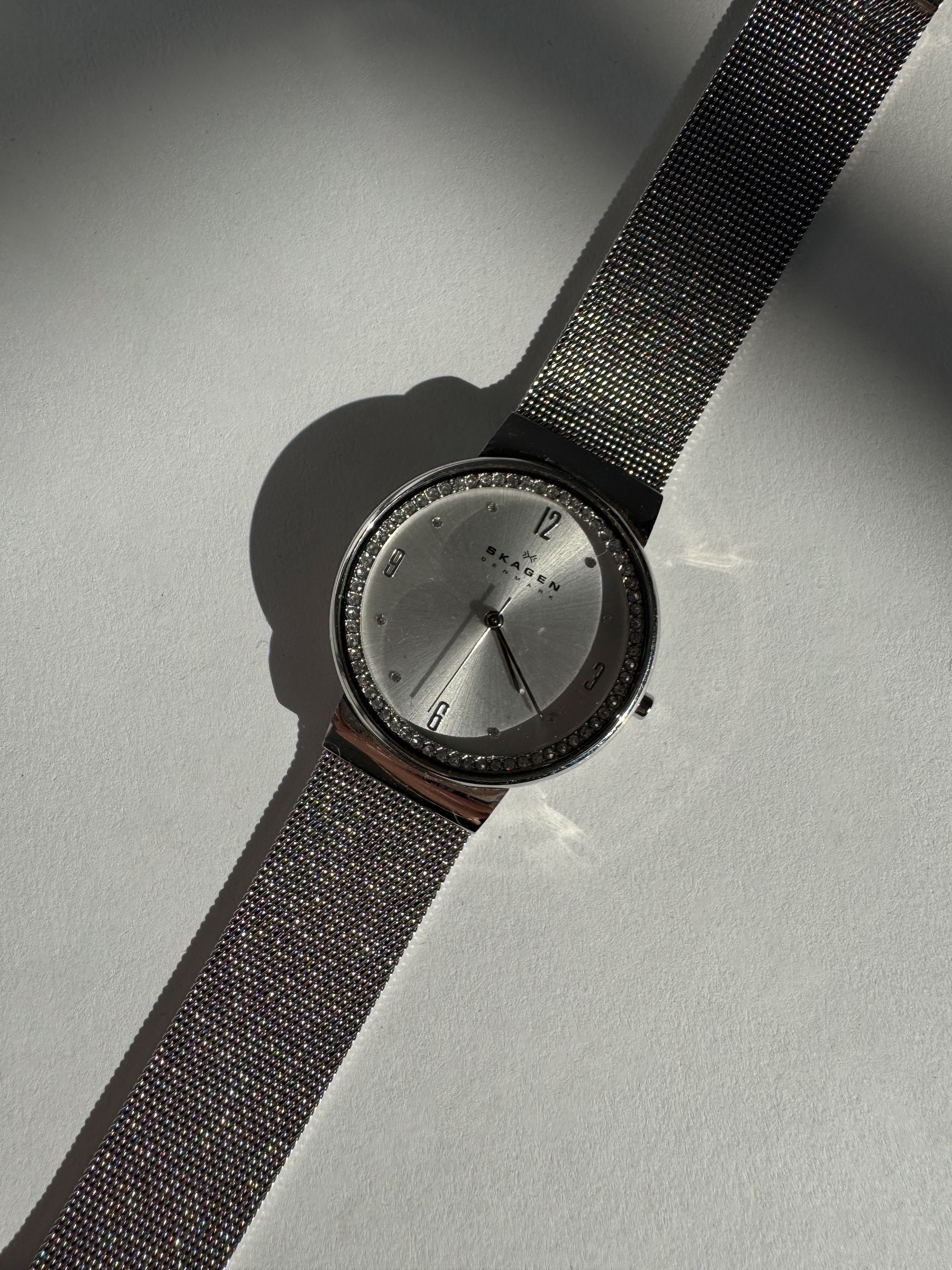 שעון וינטג׳ כסוף Skagen