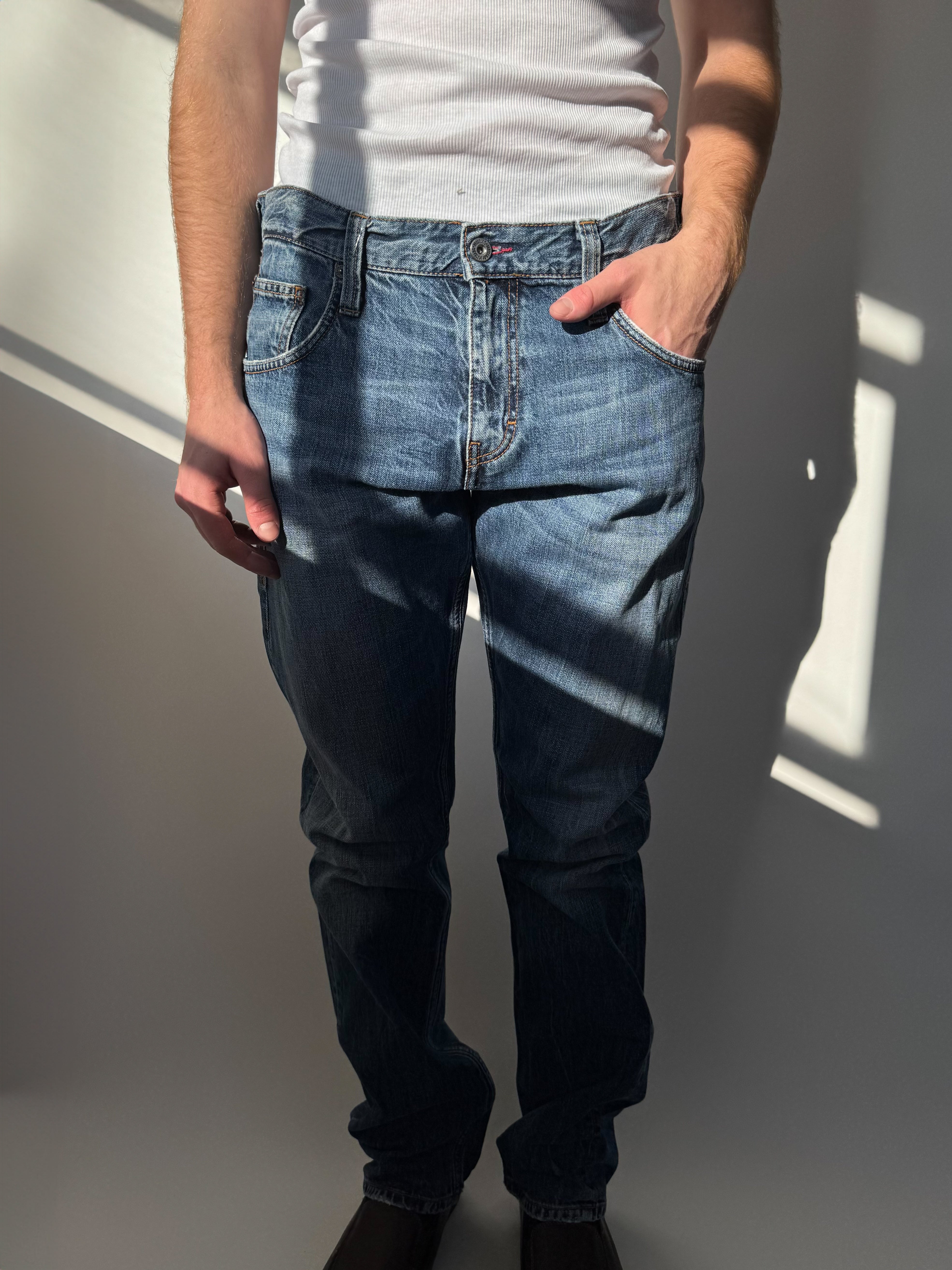 ג׳ינס משופשף Mustang (44)