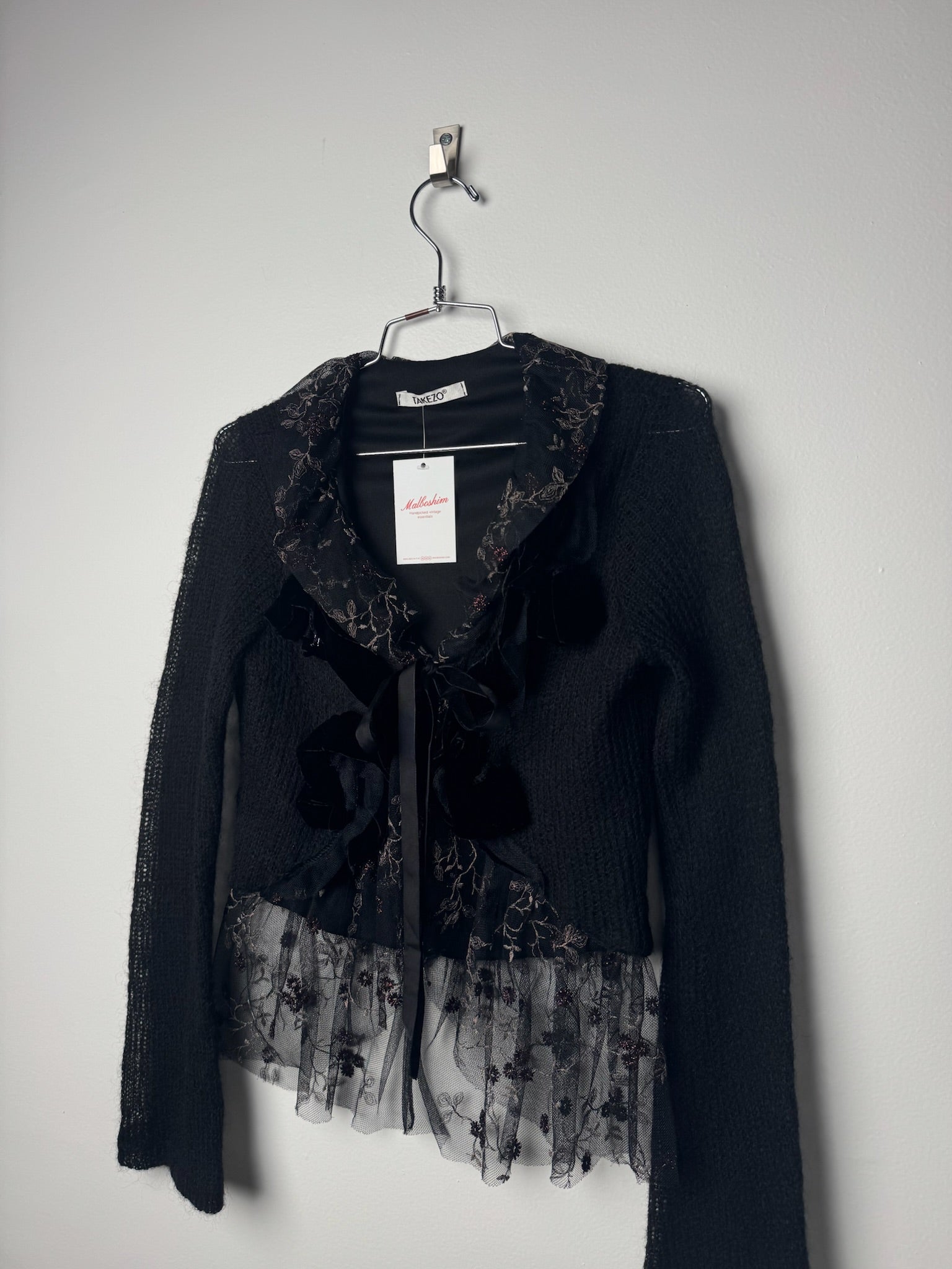 עליונית סרוגה בשילוב מלמלה (S)