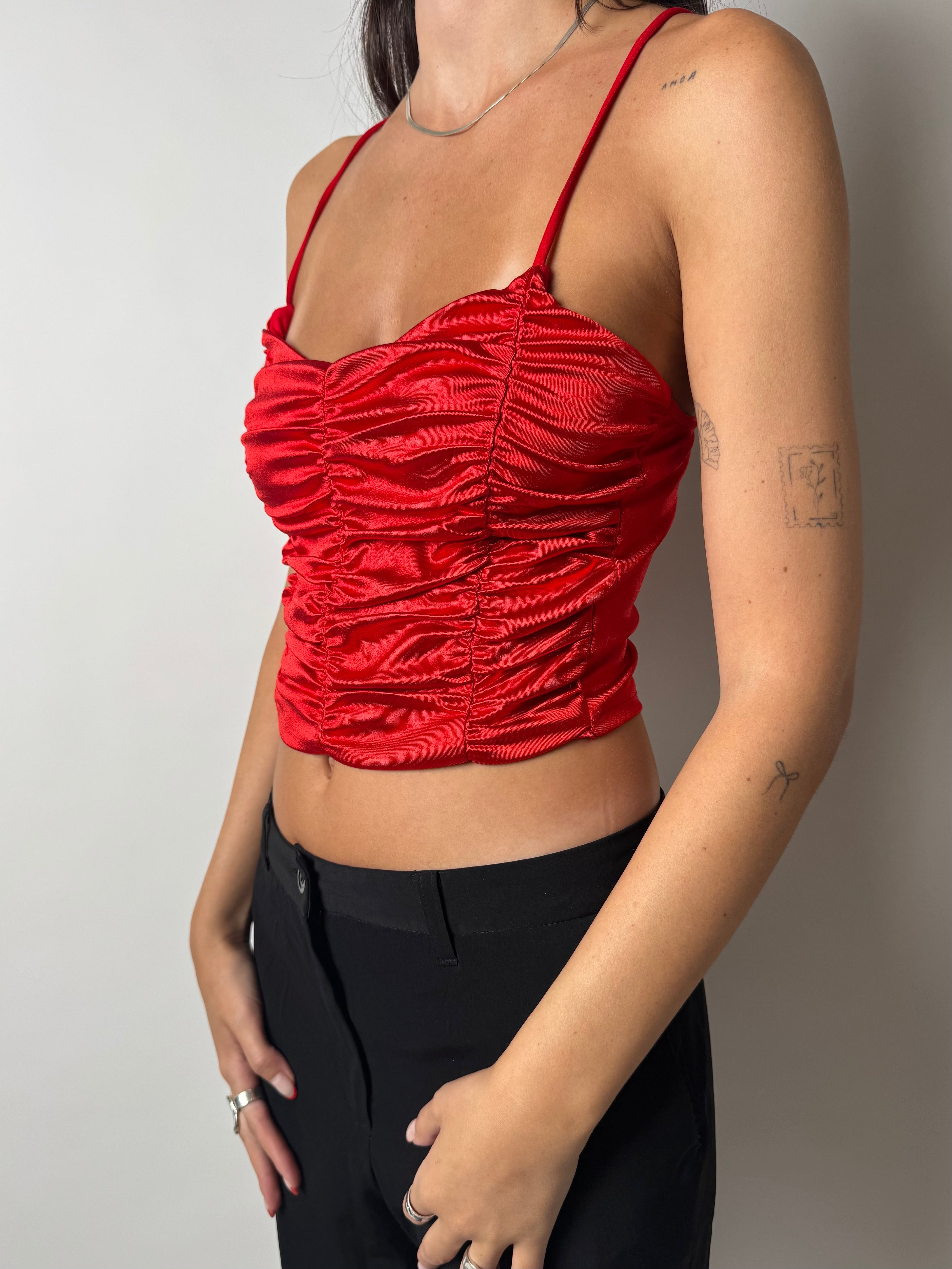 גופיית כיווצים מבריקה (S)