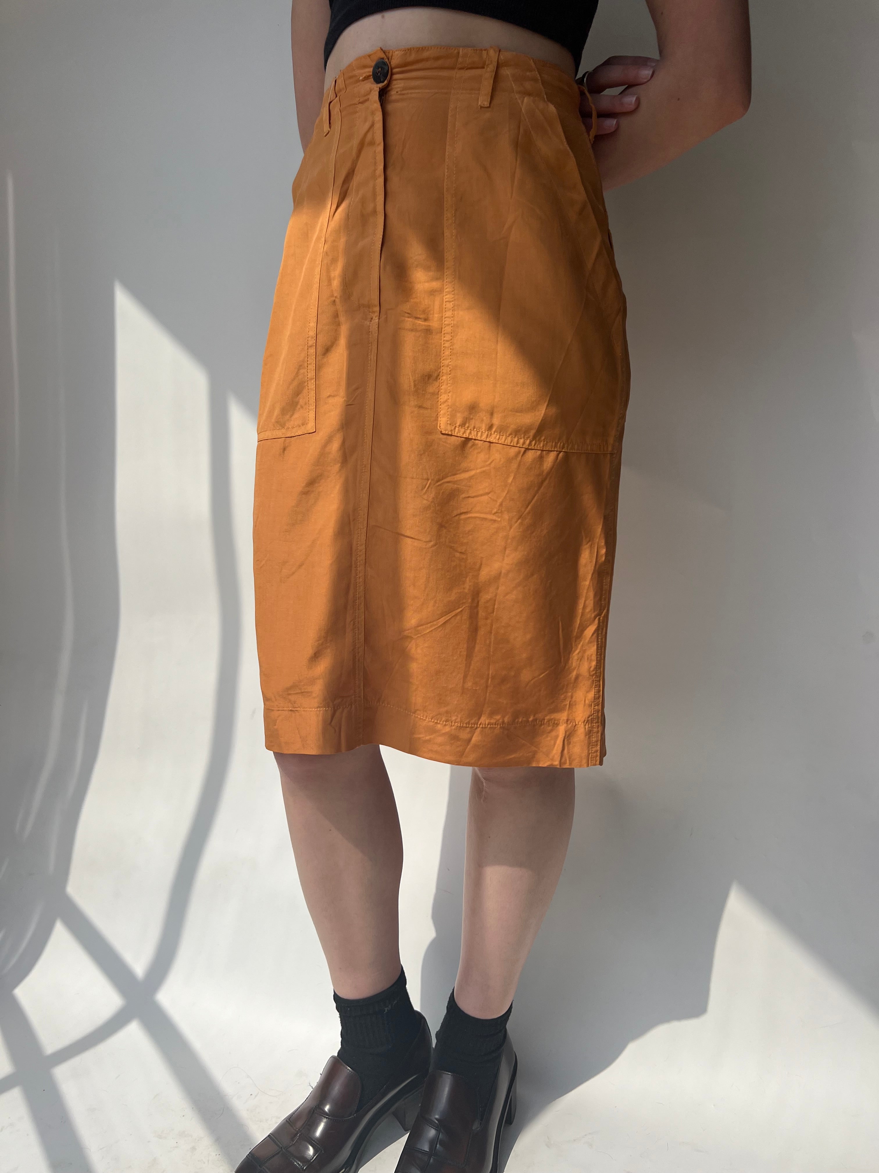 חצאית מידי כתומה (34)