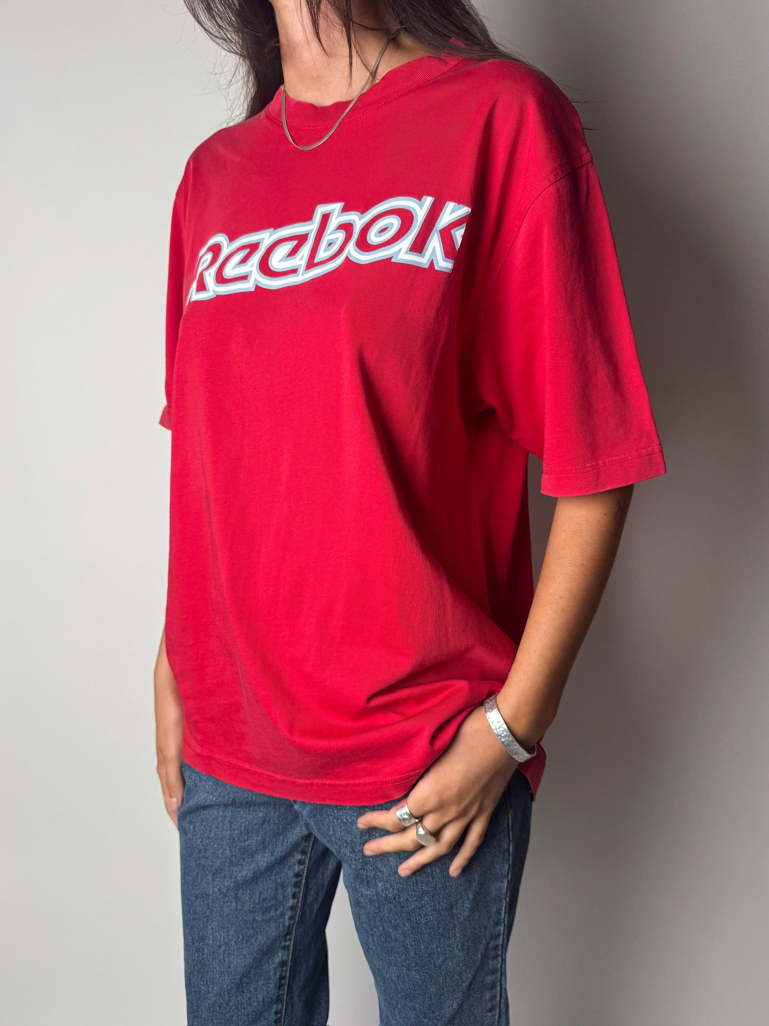 טי שרט אדומה (M) Reebok