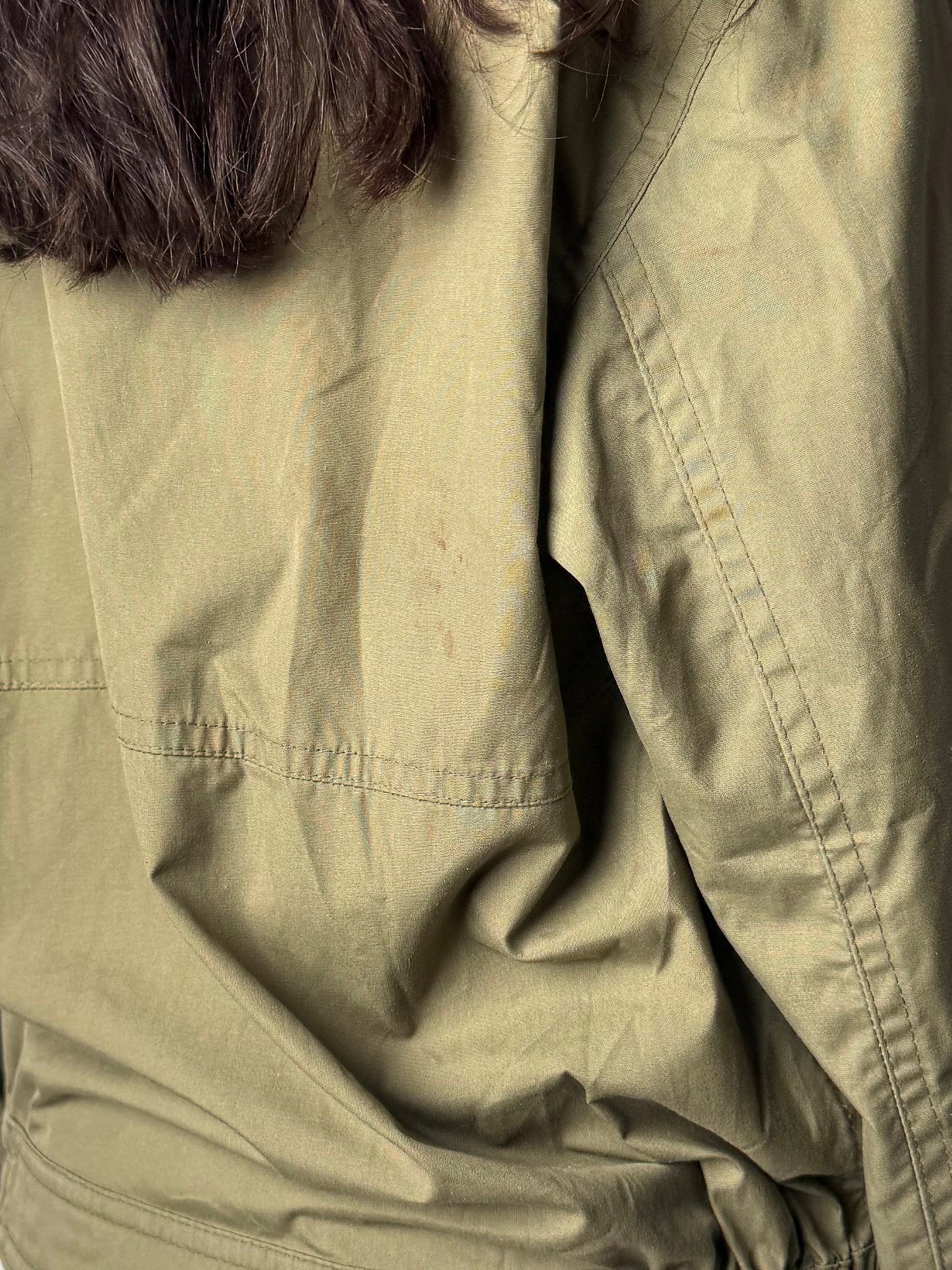 ג׳קט ירוק זית (M)