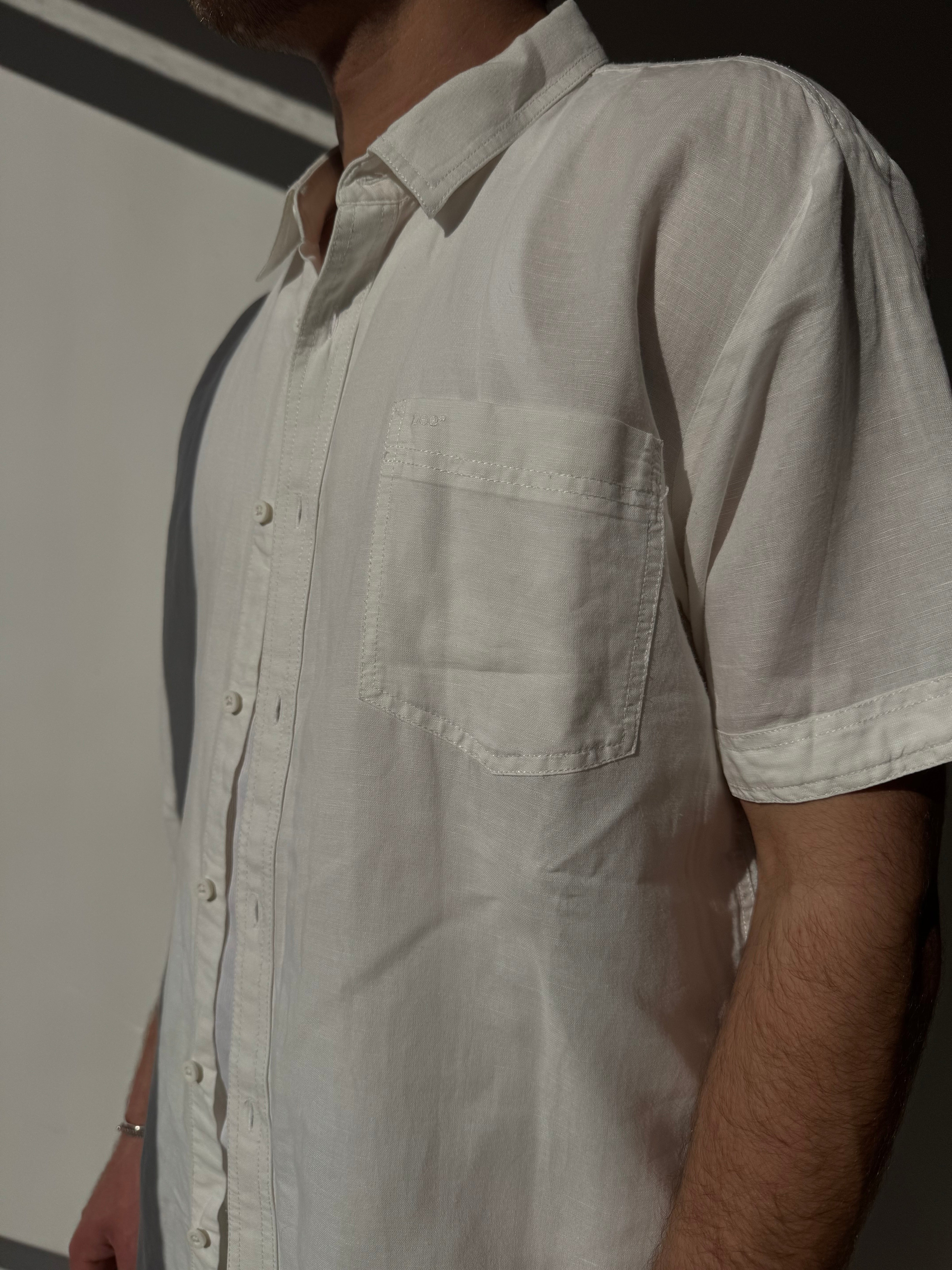 חולצת פשתן מכופתרת Lee (XXL)