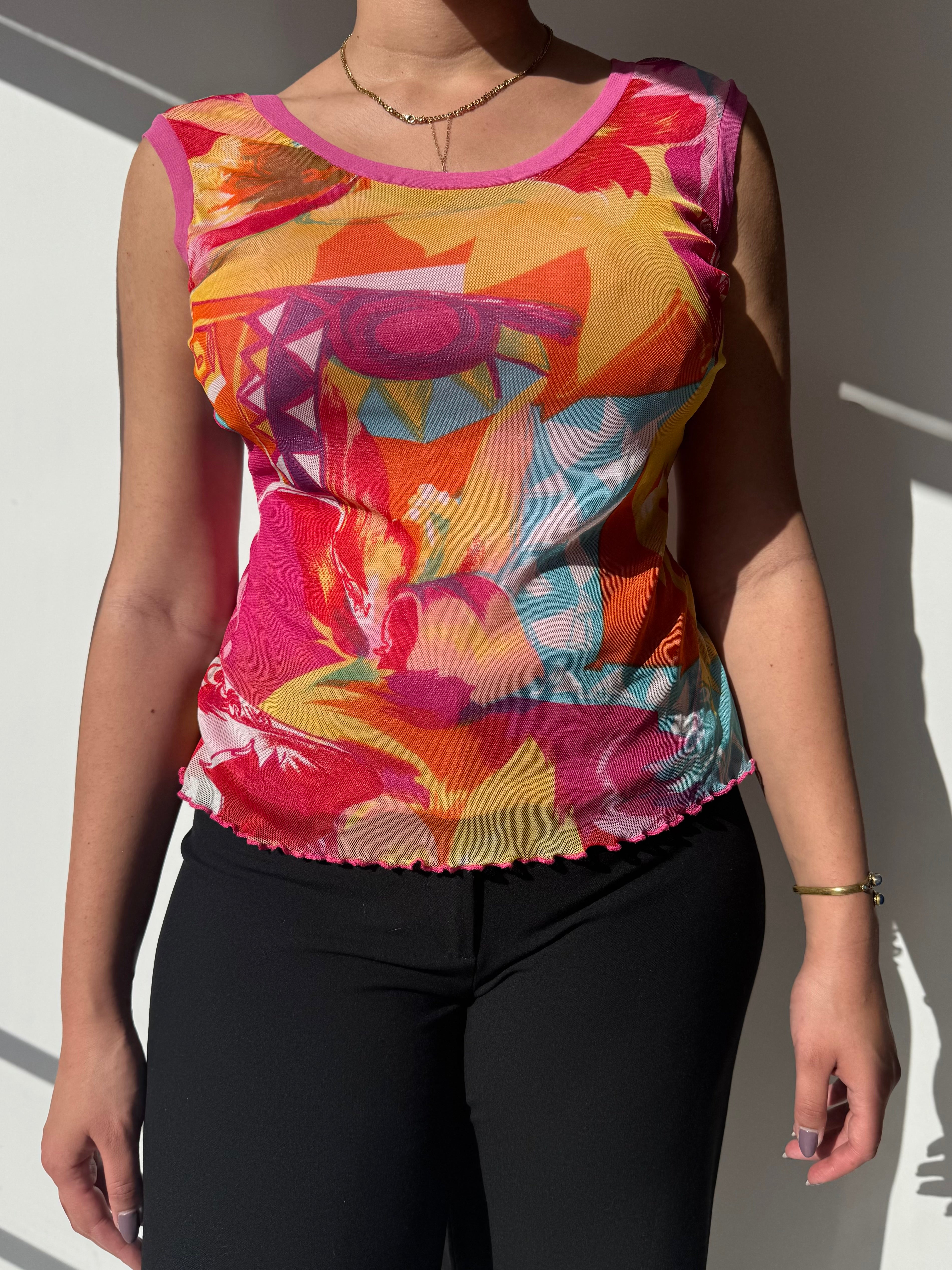 גופיית מש צבעונית (L)