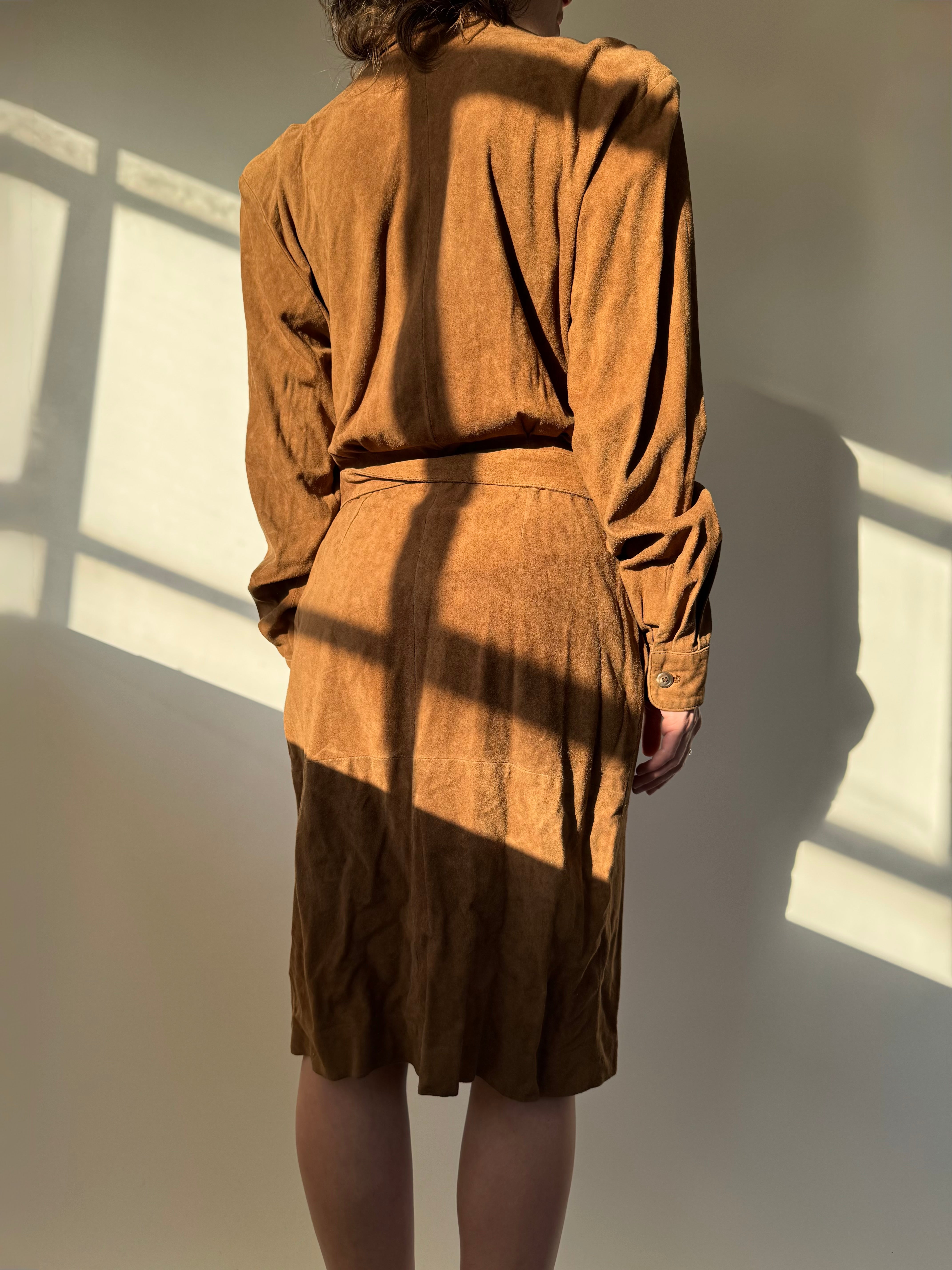 שמלת זמש Ralph Lauren (S)