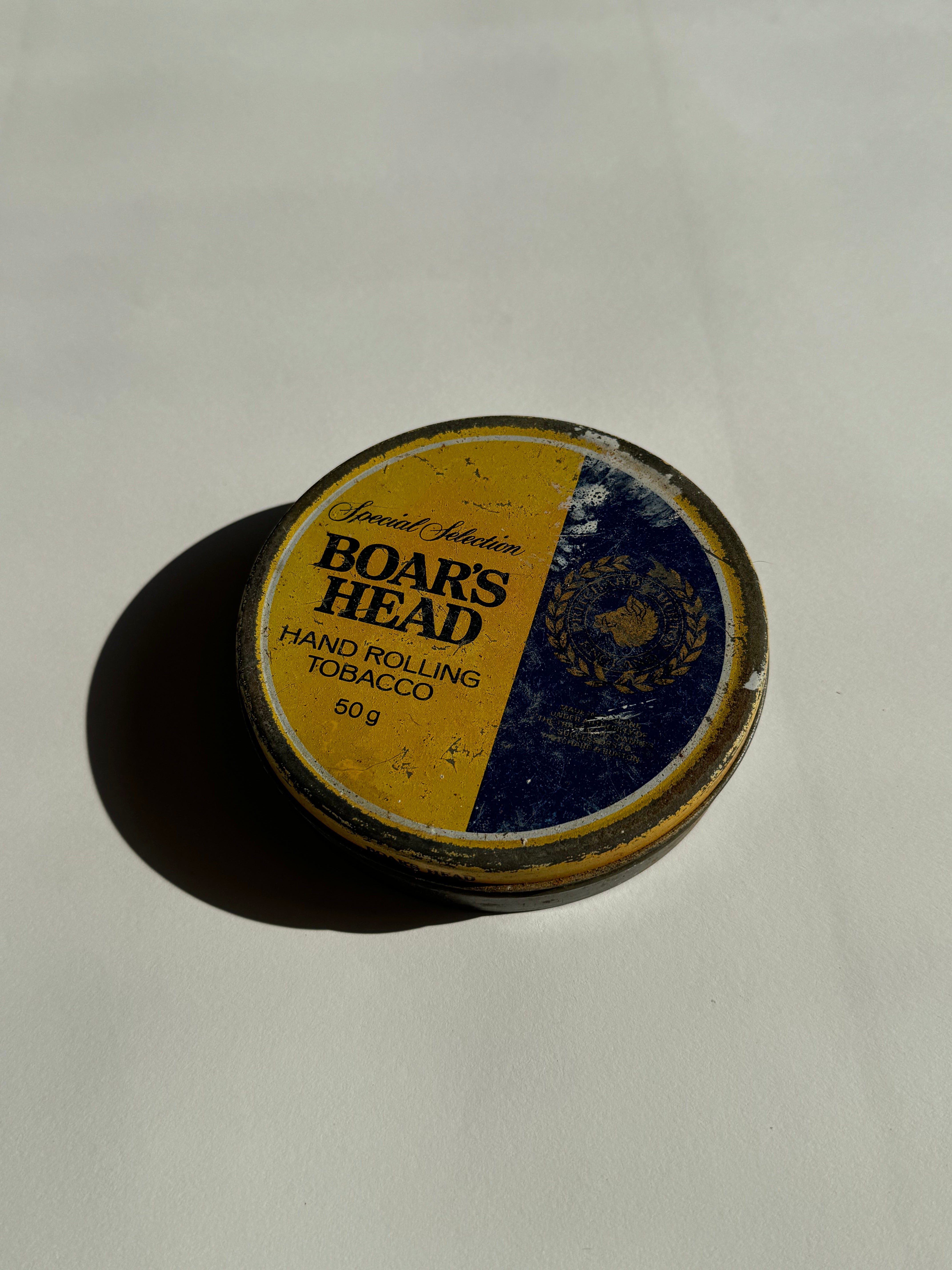 קופסת טבק וינטג׳ Boar's Head