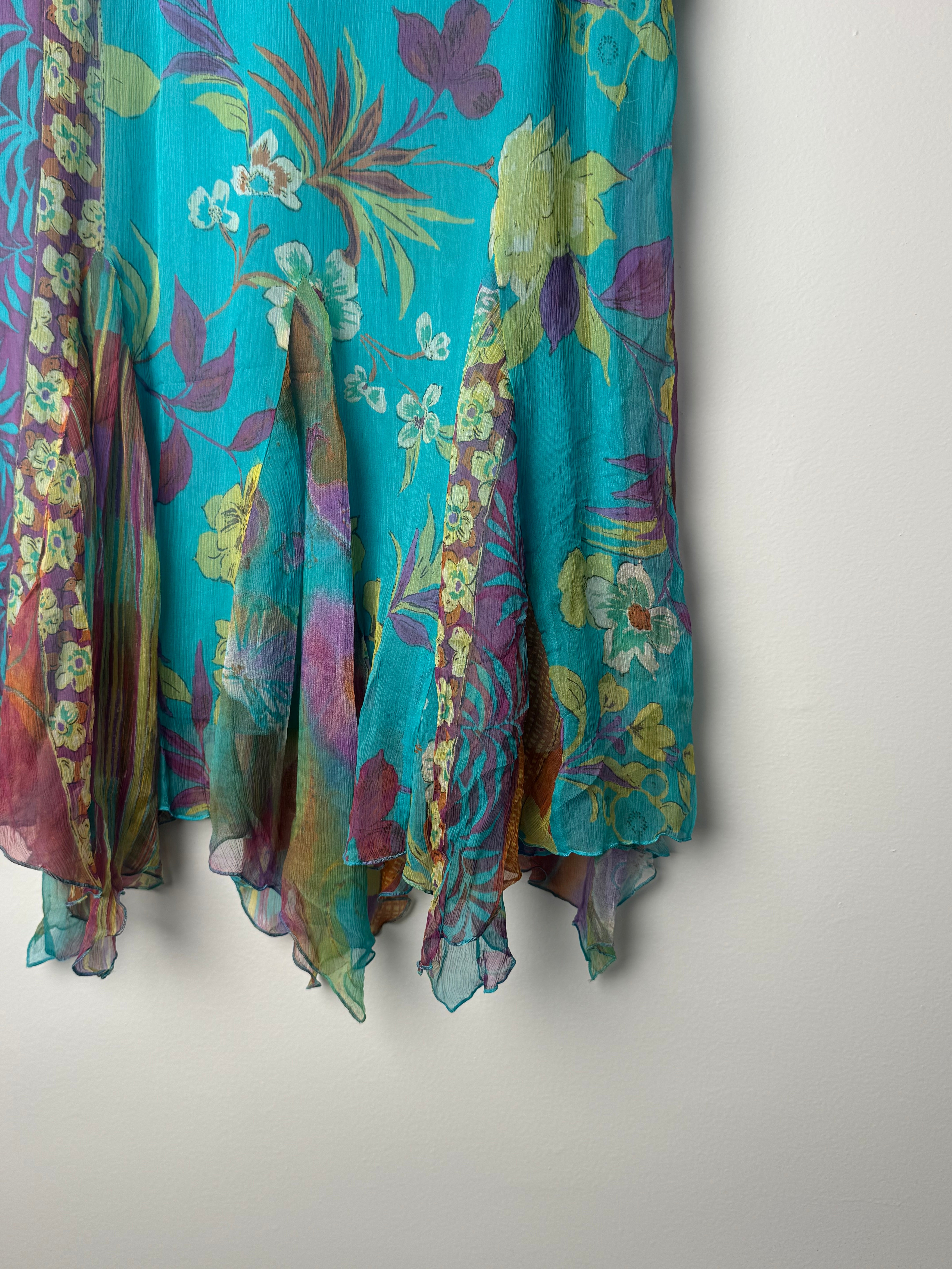 חצאית משי פרחונית (40)