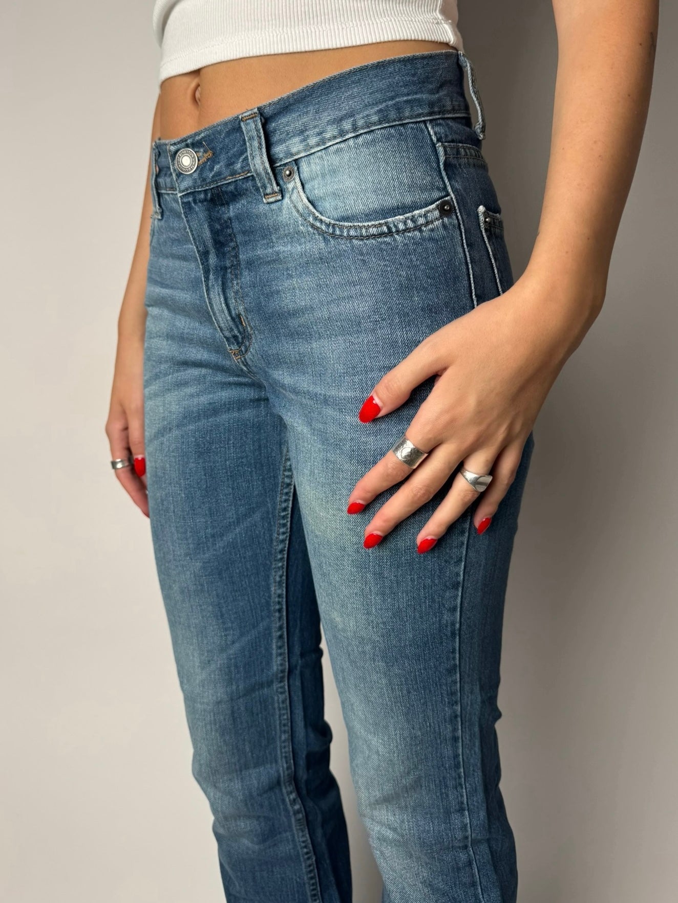 ג׳ינס בגזרה מתרחבת Benetton (34)