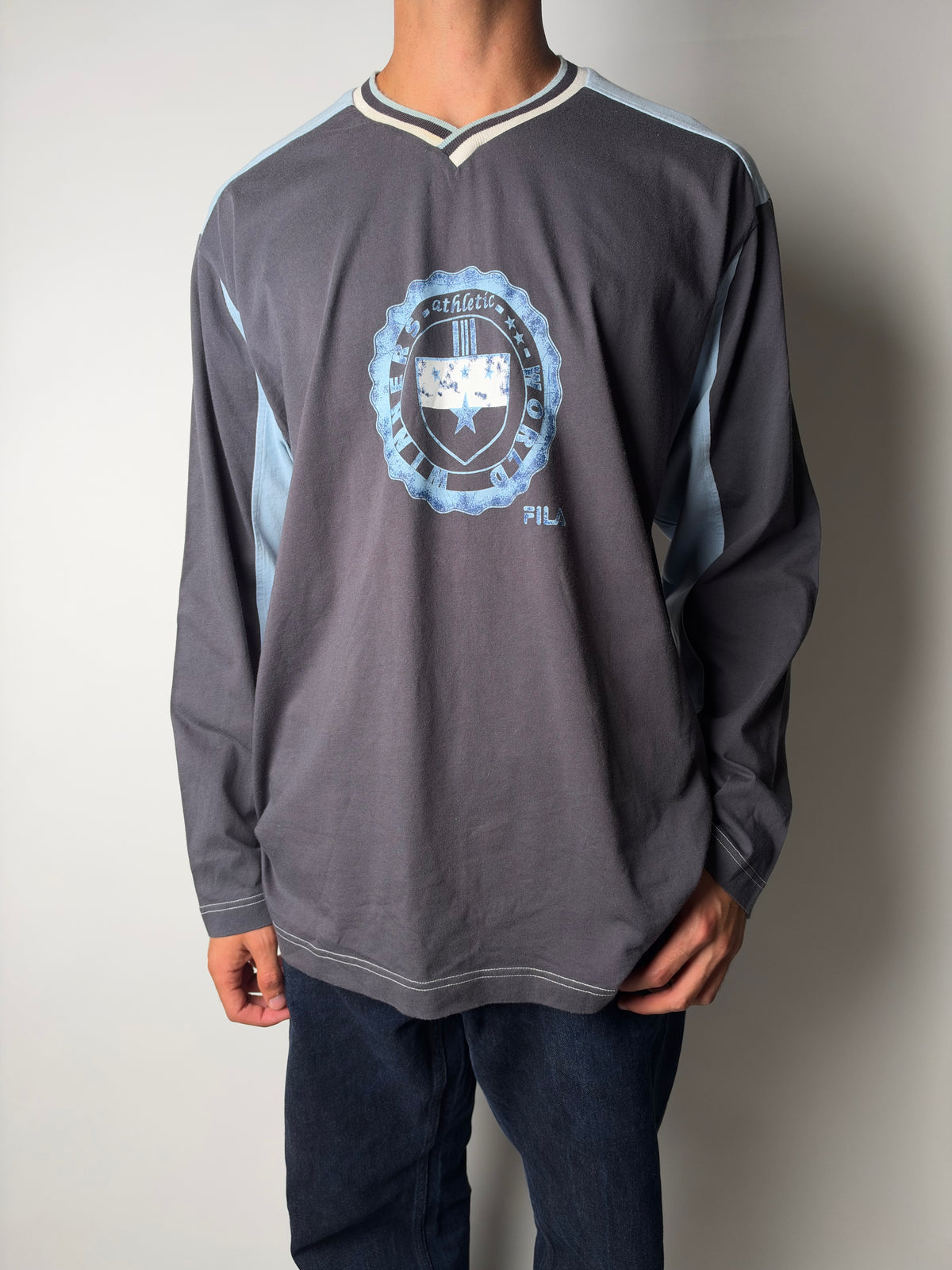 טי שרט ארוכה בהדפס (XL) Fila