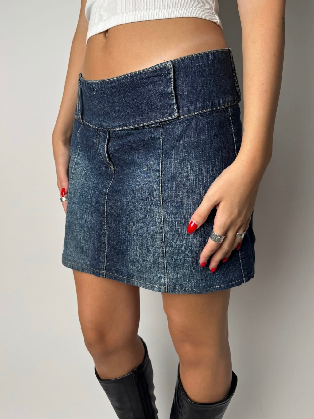 חצאית ג׳ינס מיני GAS (36)