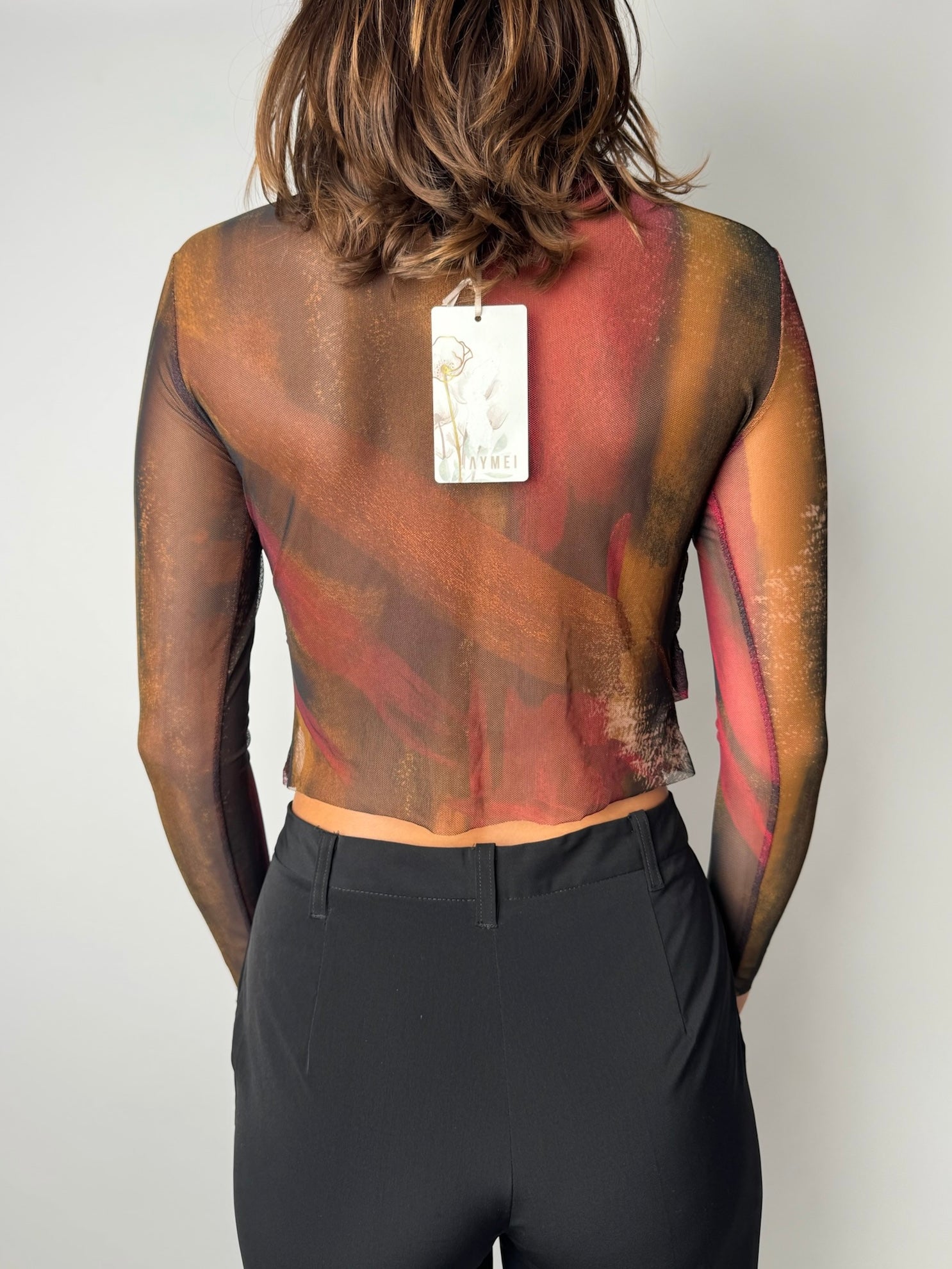 חולצת מש נשפכת צבעונית (S)