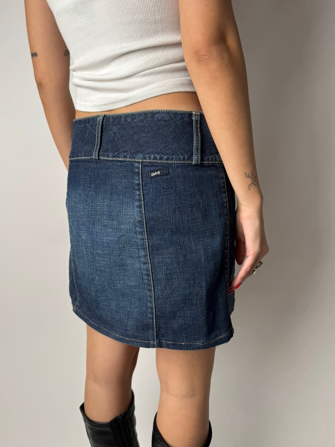 חצאית ג׳ינס מיני GAS (36)