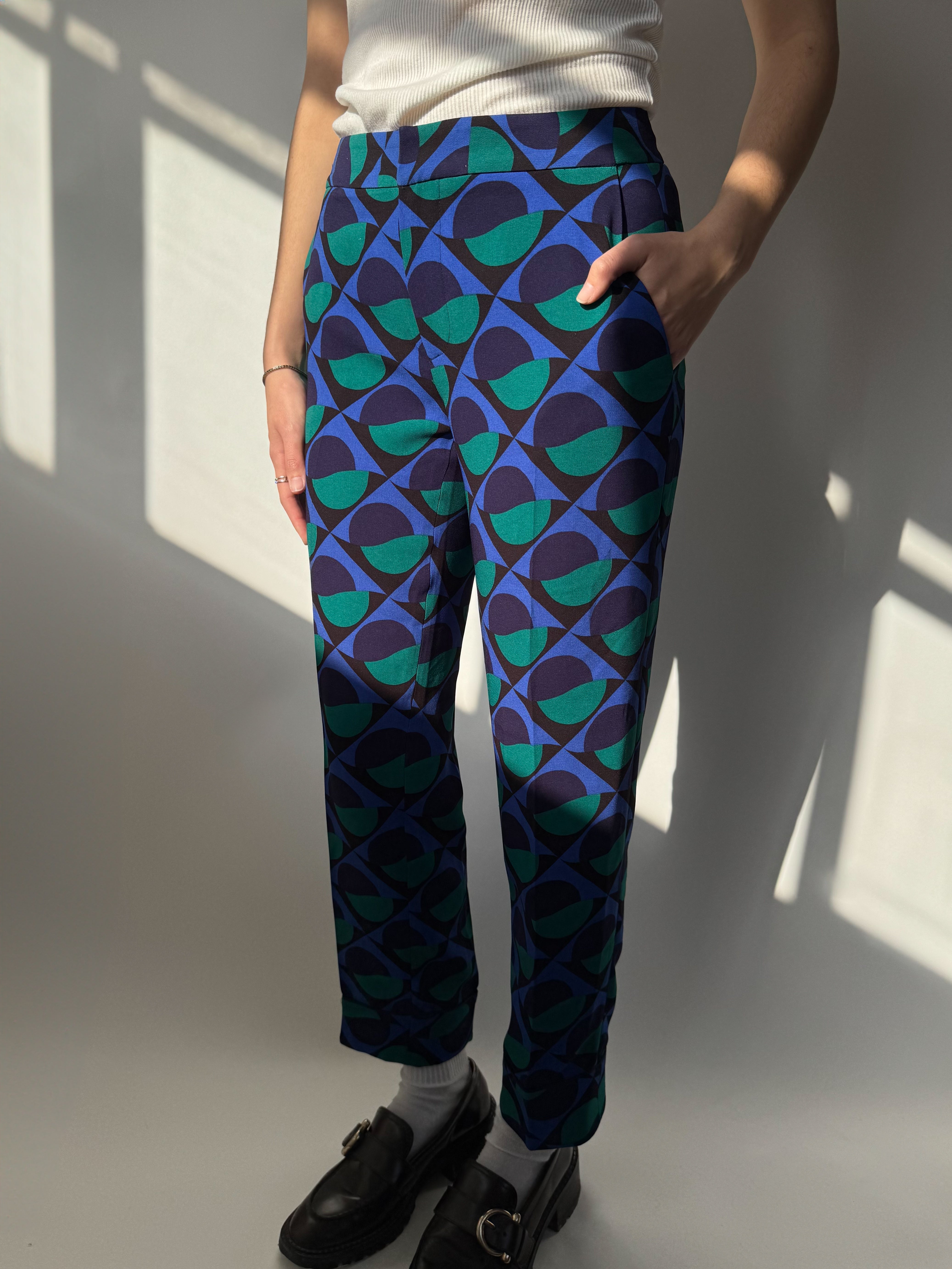 מכנסיים בהדפס גיאומטרי Marc Jacobs (34)