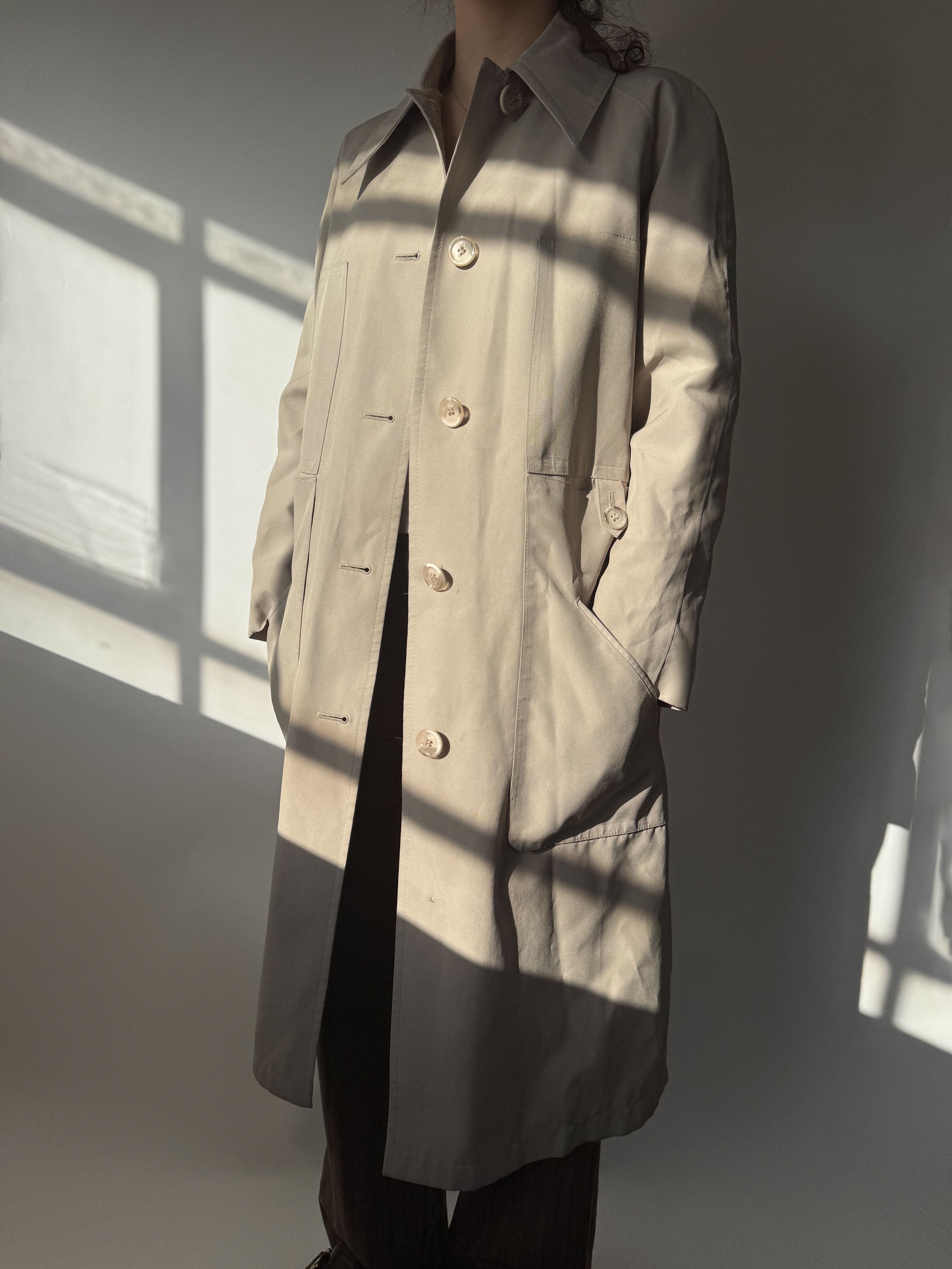 מעיל טרנץ׳ בז׳ (XS)