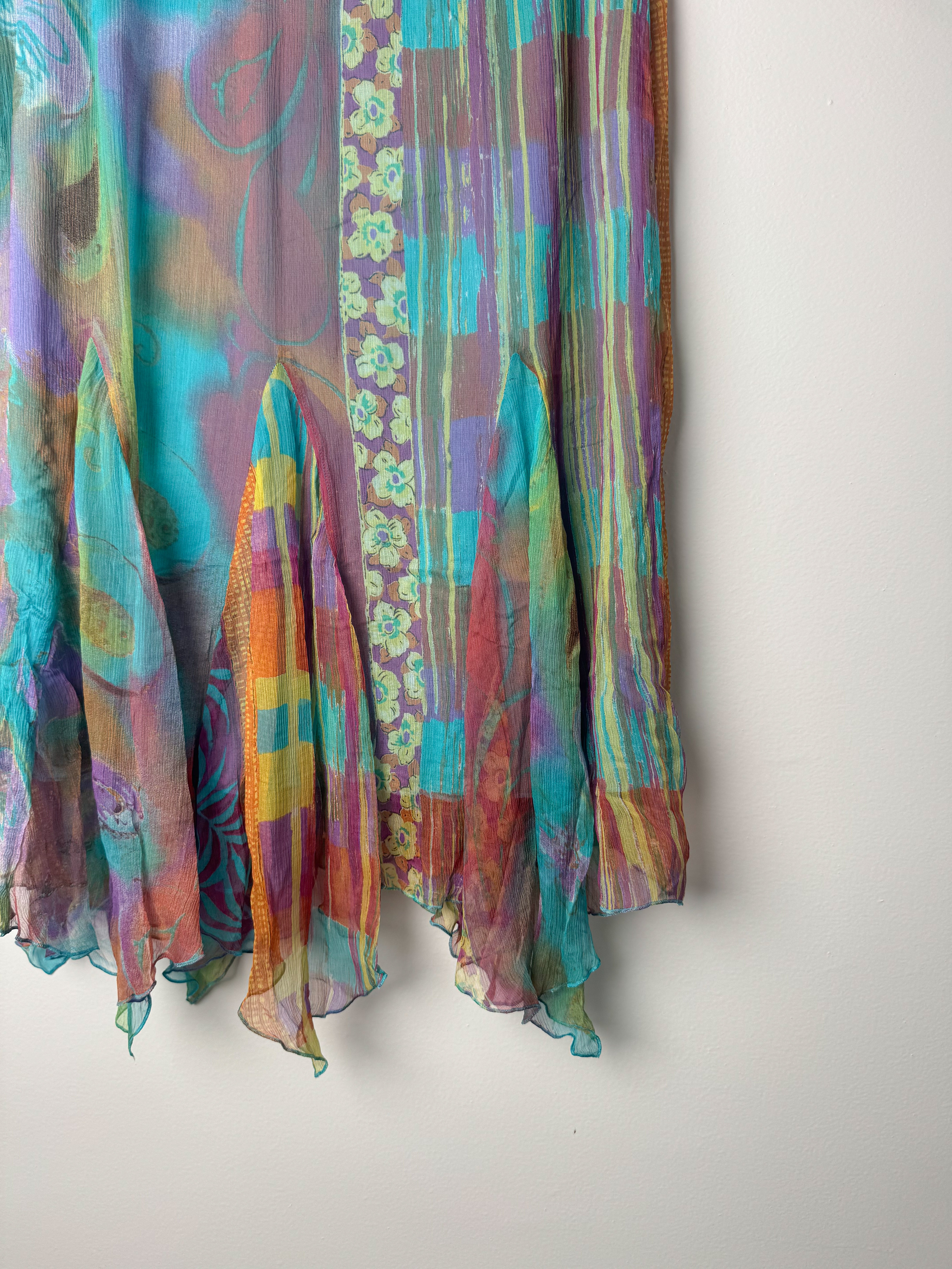 חצאית משי פרחונית (40)