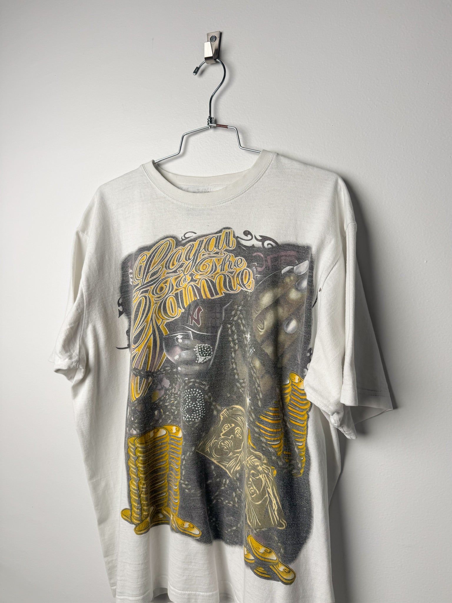 טי שרט לבנה עם הדפס Yalong (XL)