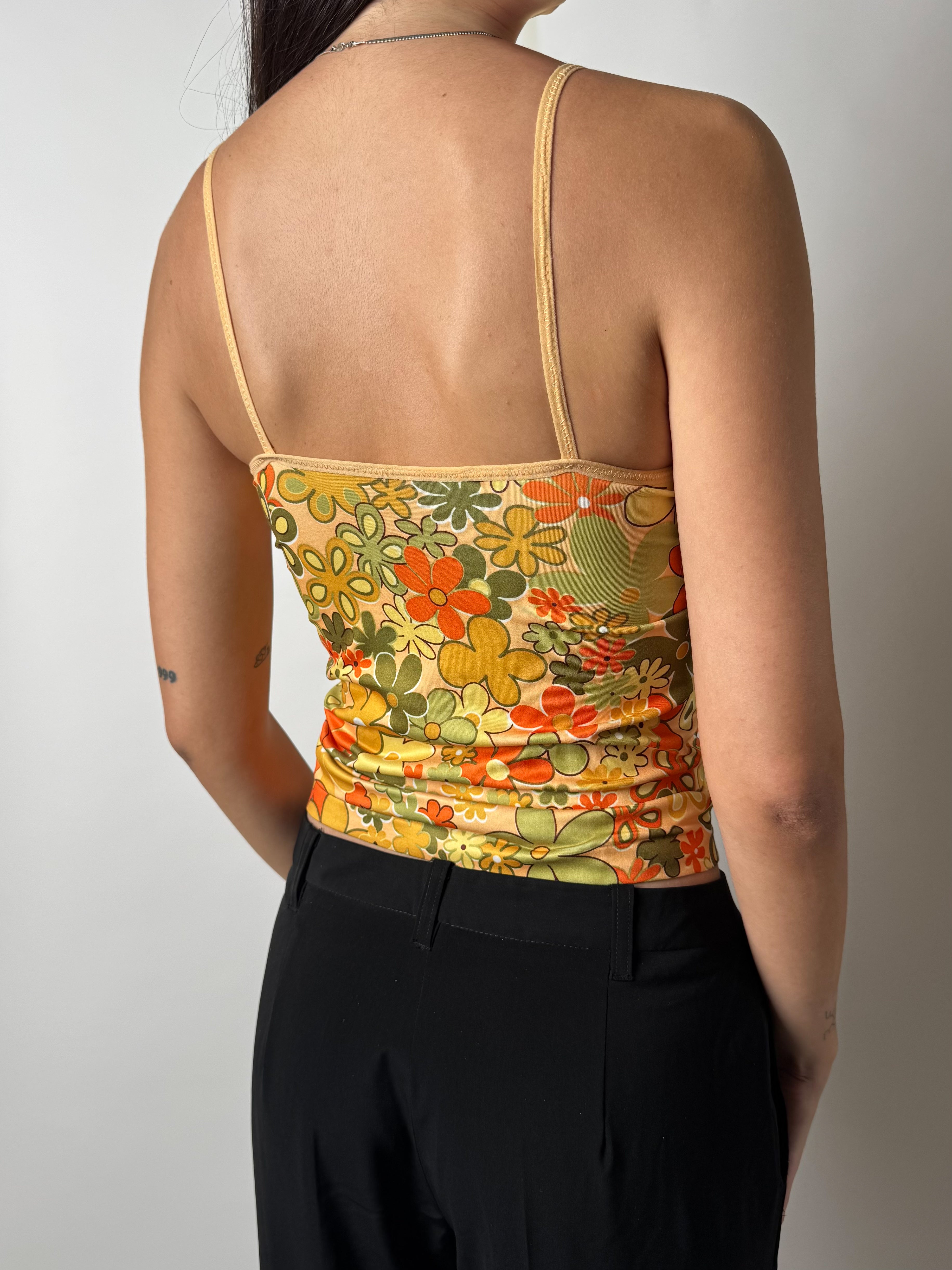 גופיה פרחונית (S)