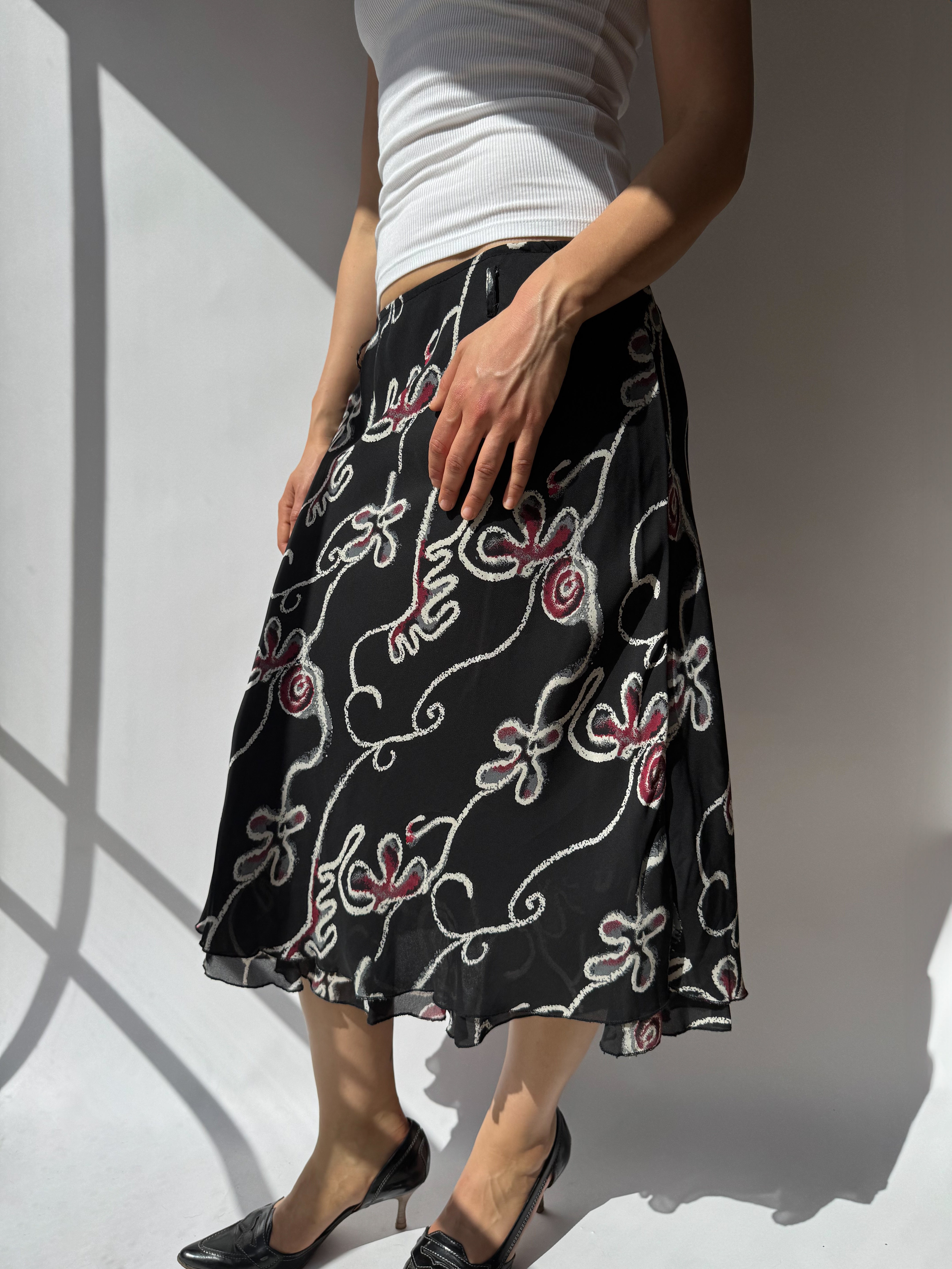 חצאית מידי פרחונית (38)