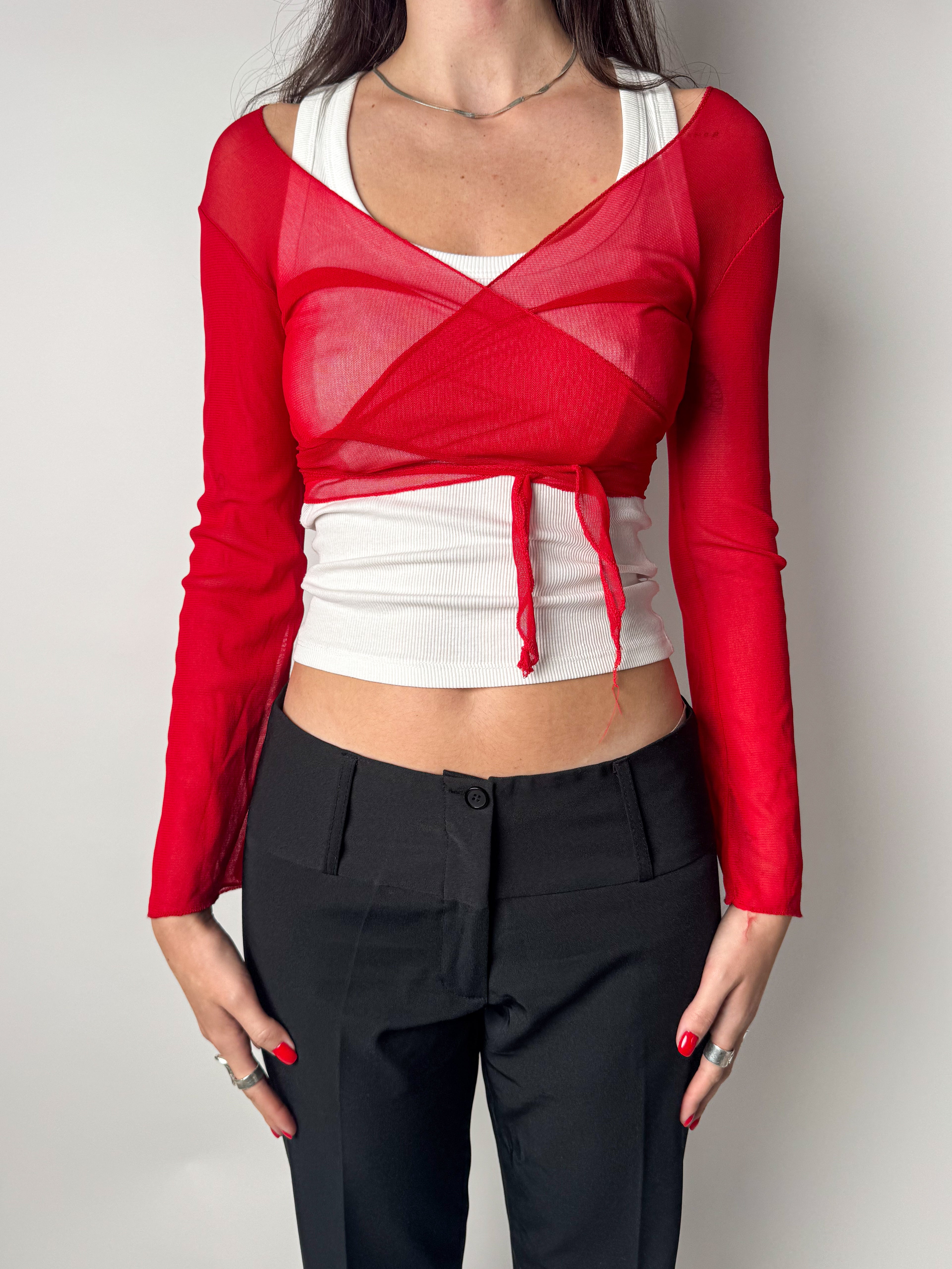 עליונית מש מעטפת אדומה (S-M)