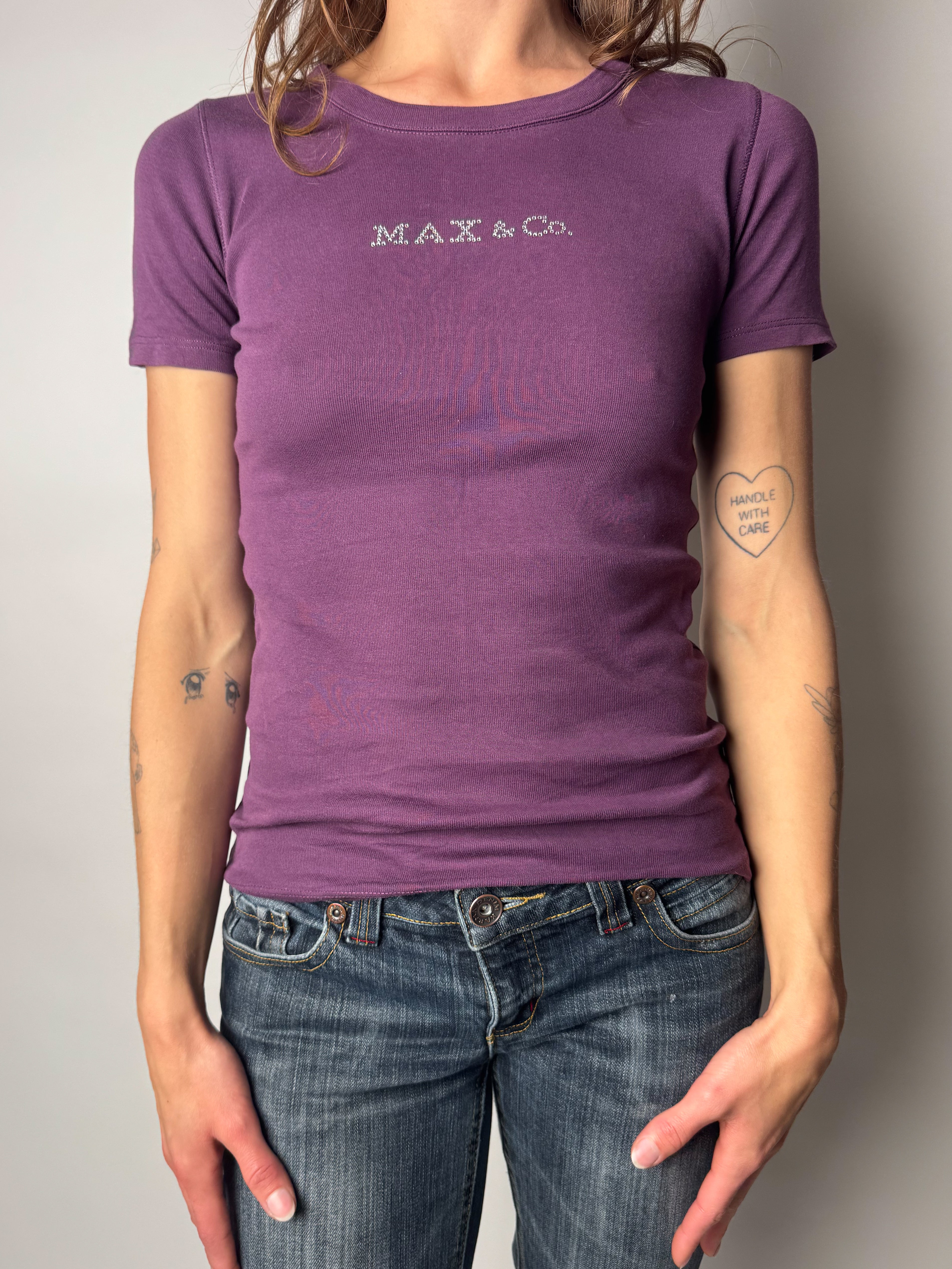טי שרט לוגו יהלומים Max&Co (S)