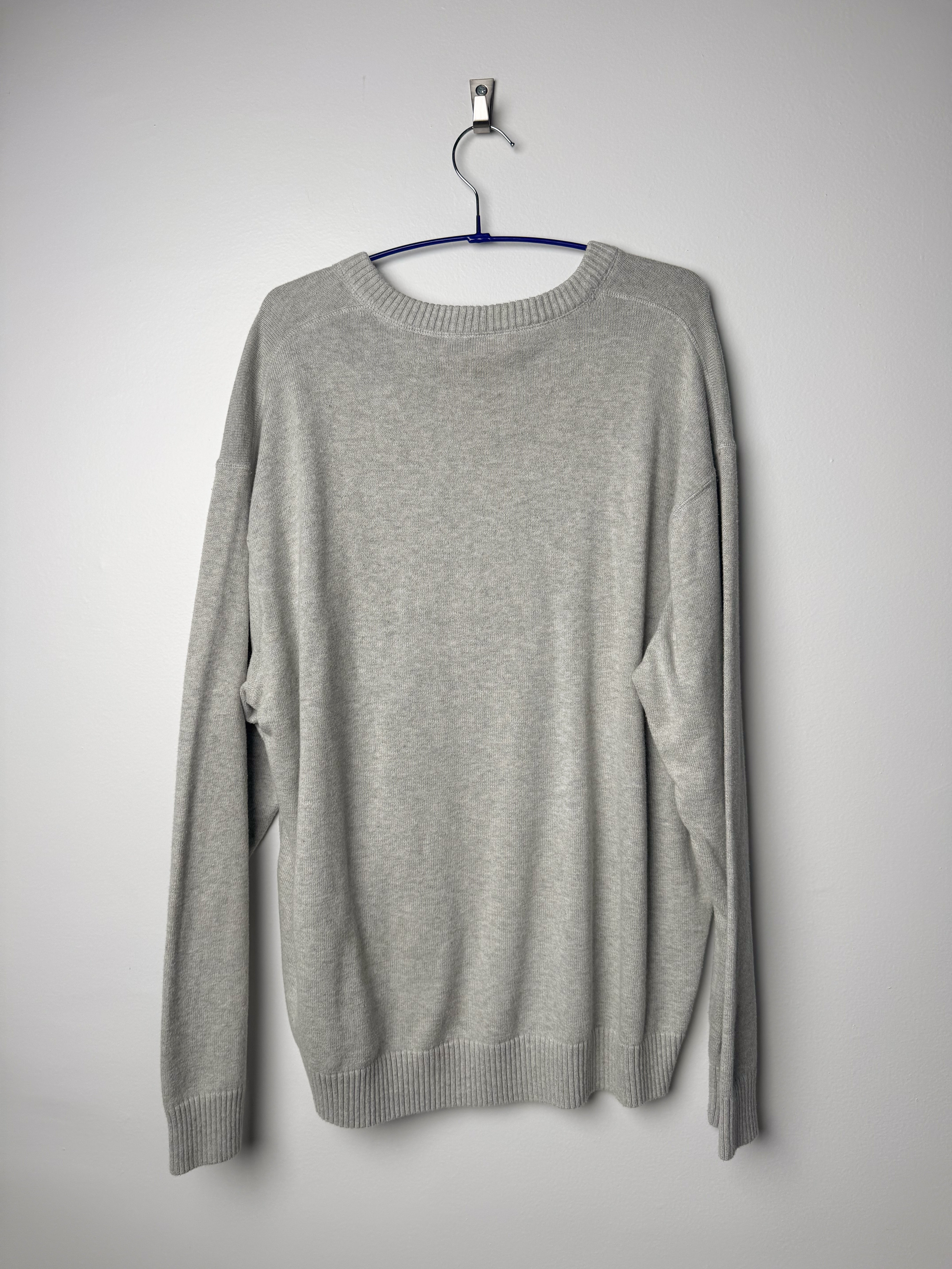 סריג כותנה אפור Lacoste (XL)