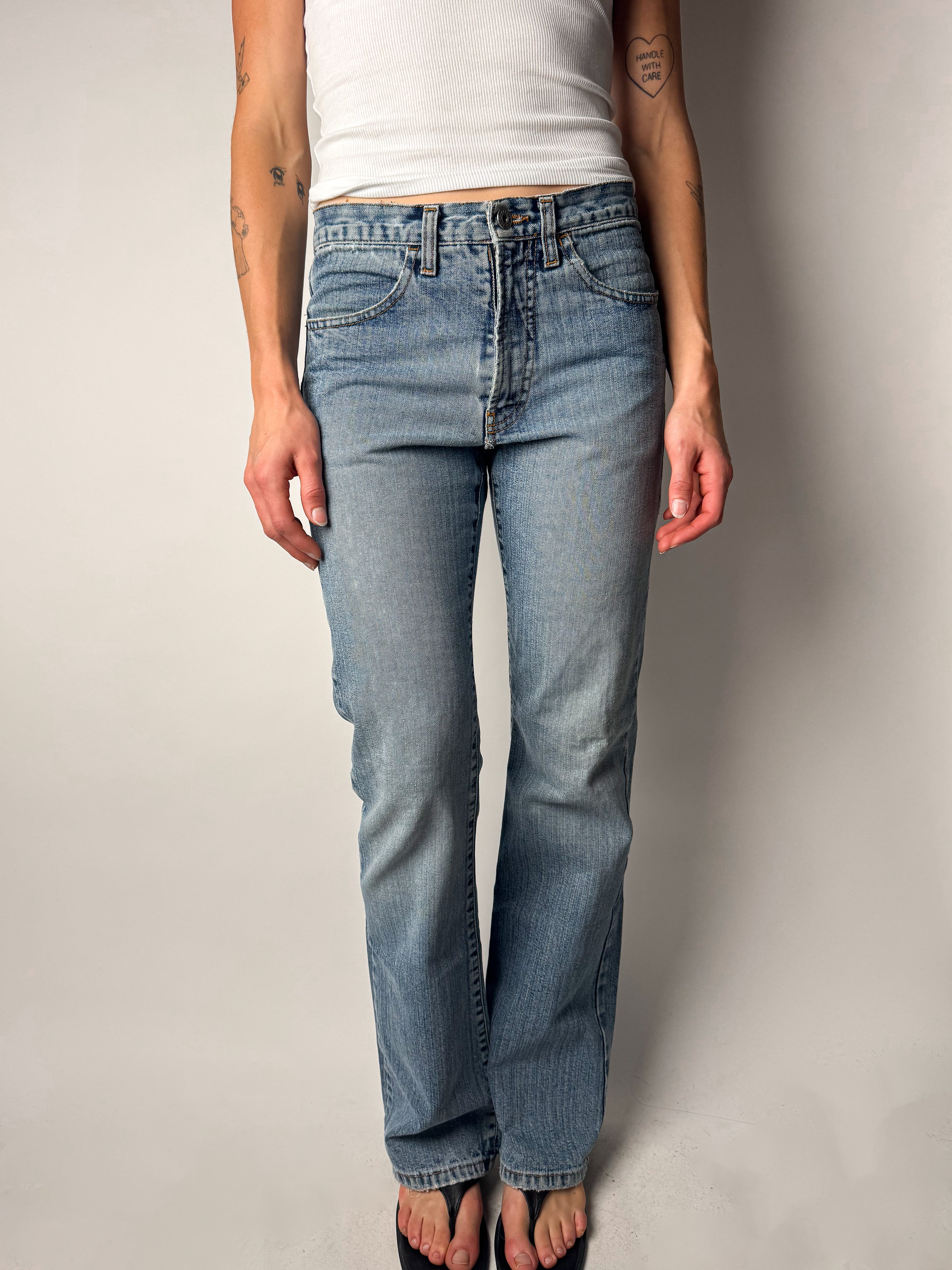 ג׳ינס בגזרת Bootcut (36-38)