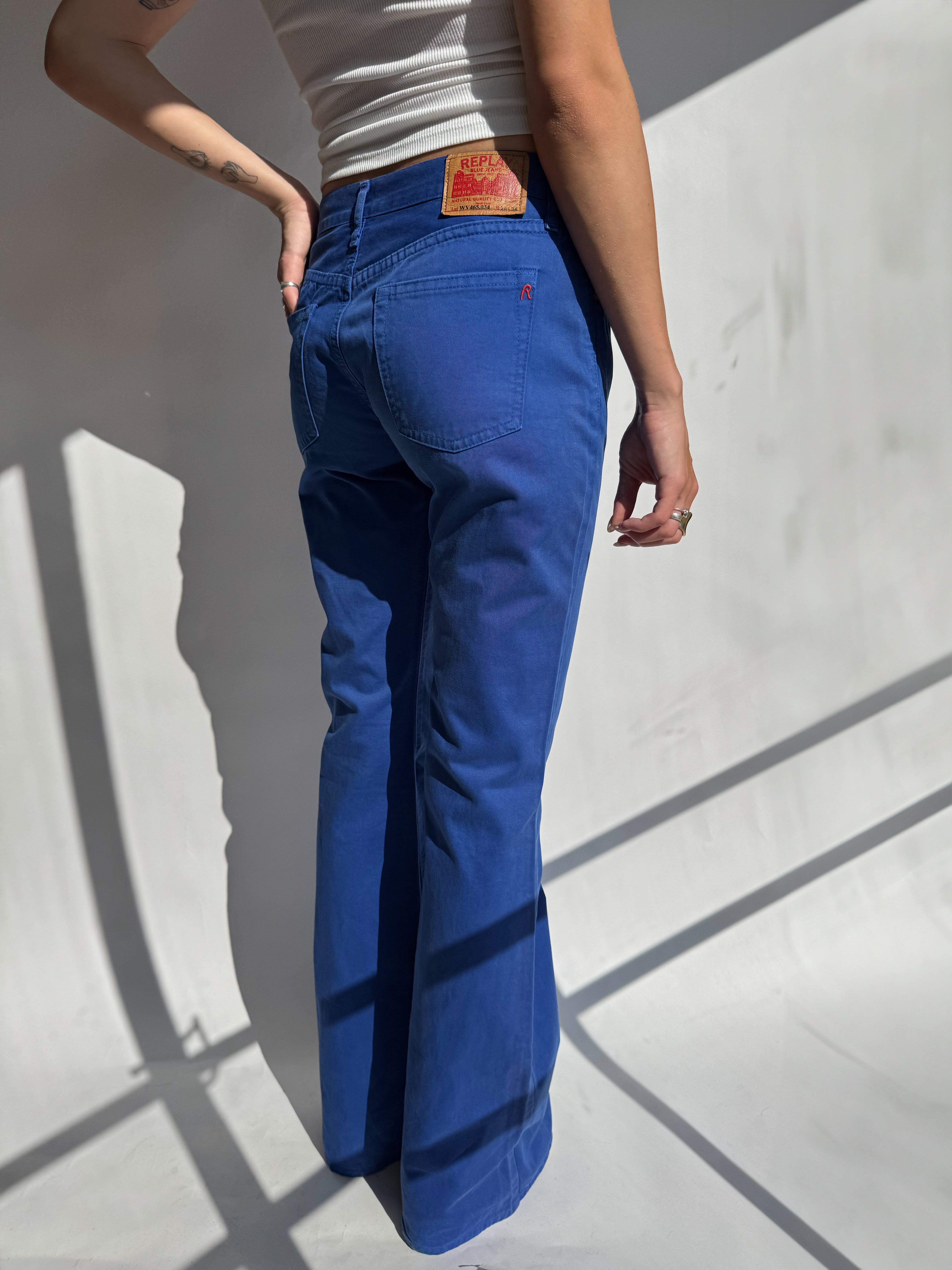 ג׳ינס כחול מתרחב (Replay (34-36