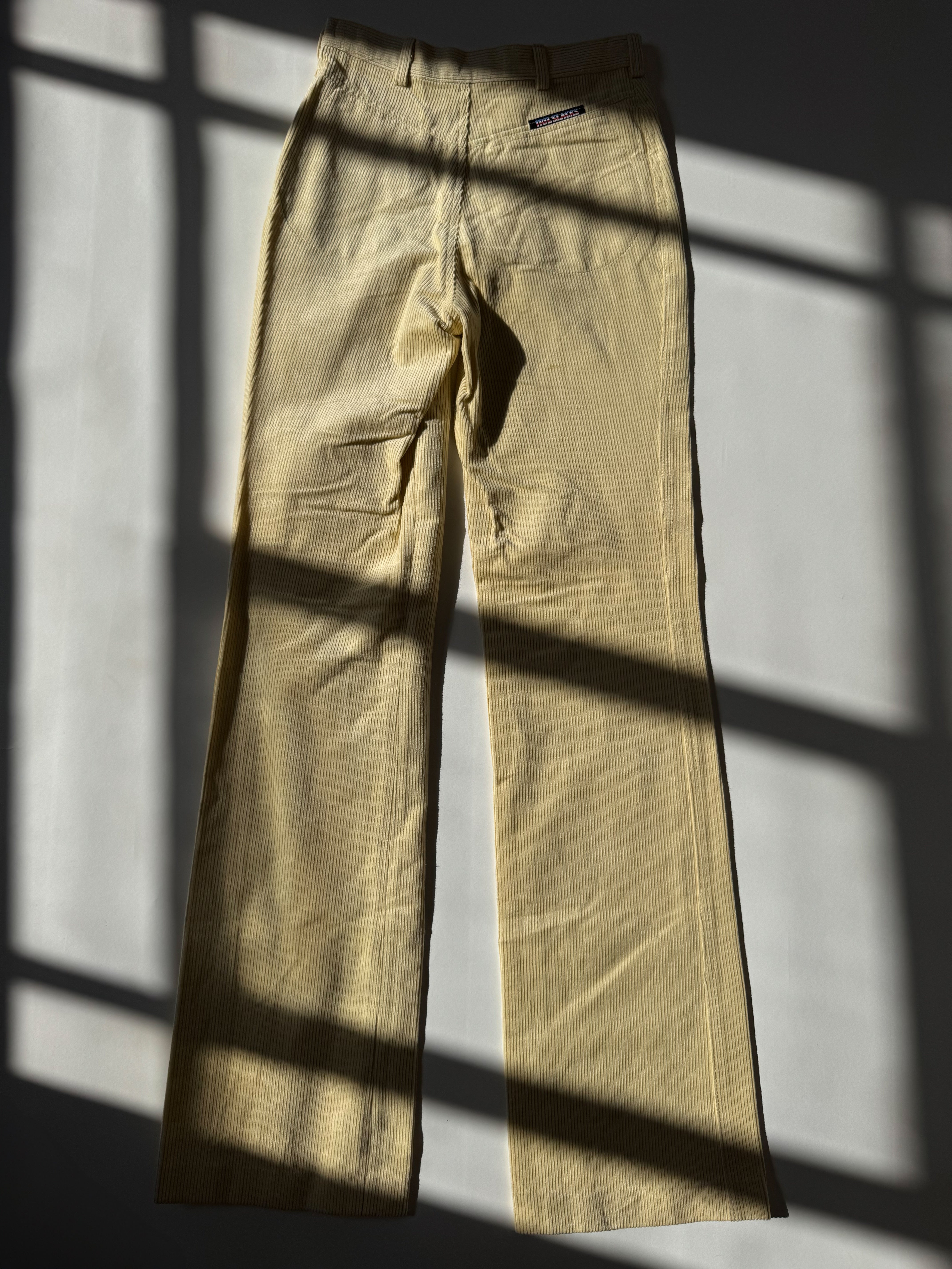 מכנסי קורדרוי אוף וויט (32)