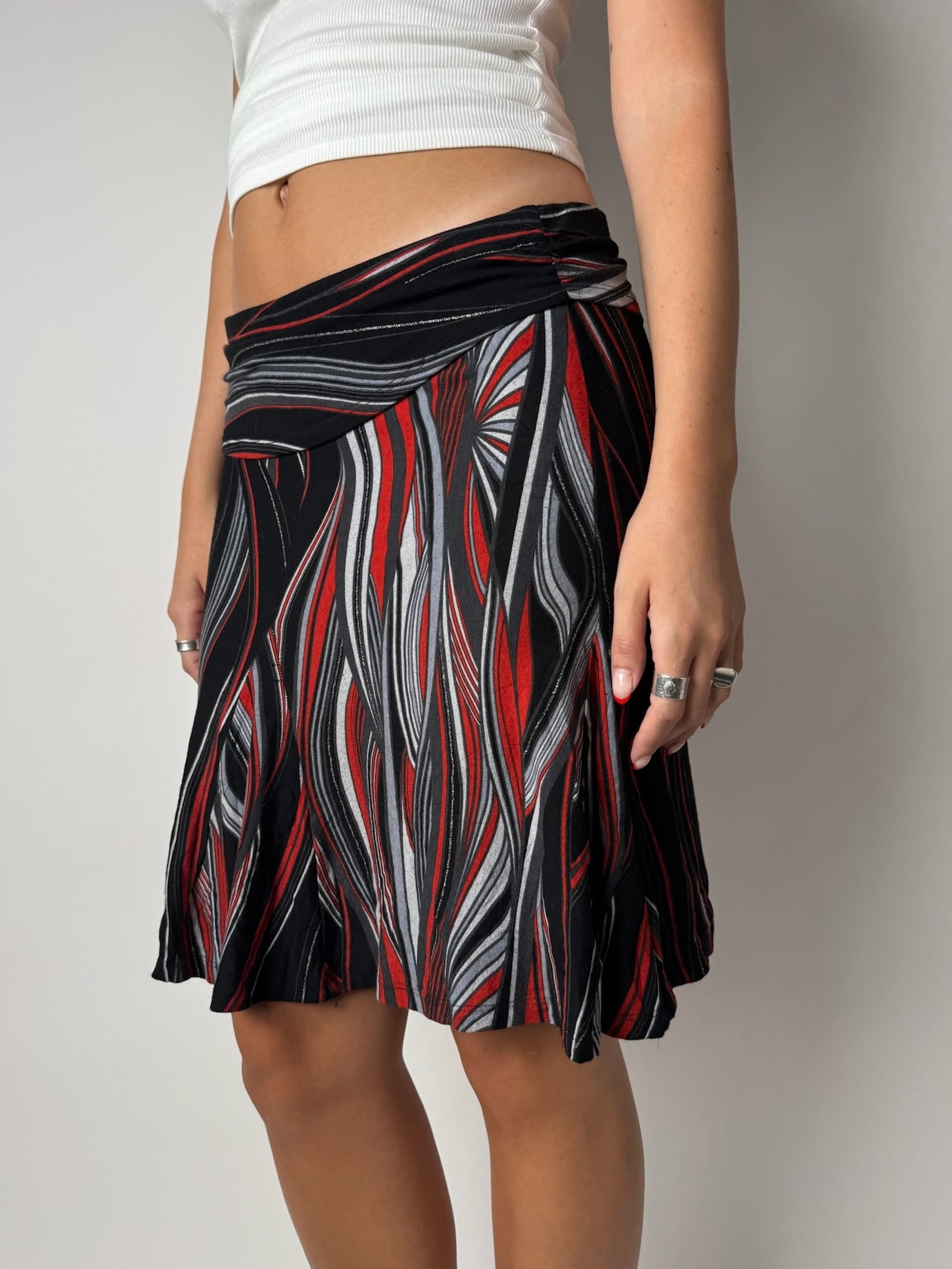 חצאית מידי בהדפס (36)