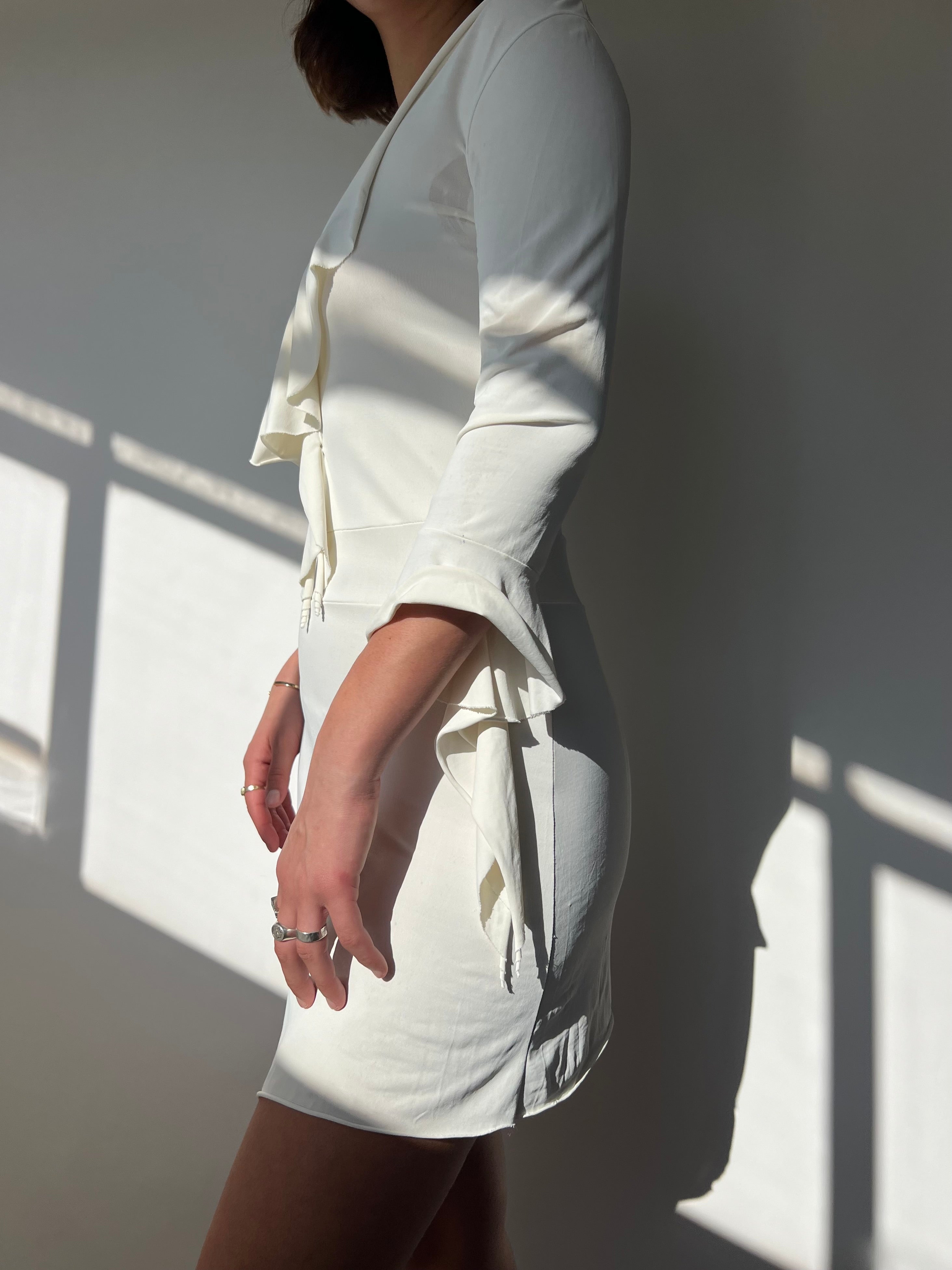 שמלת לייקרה שרוולים ארוכים (M)