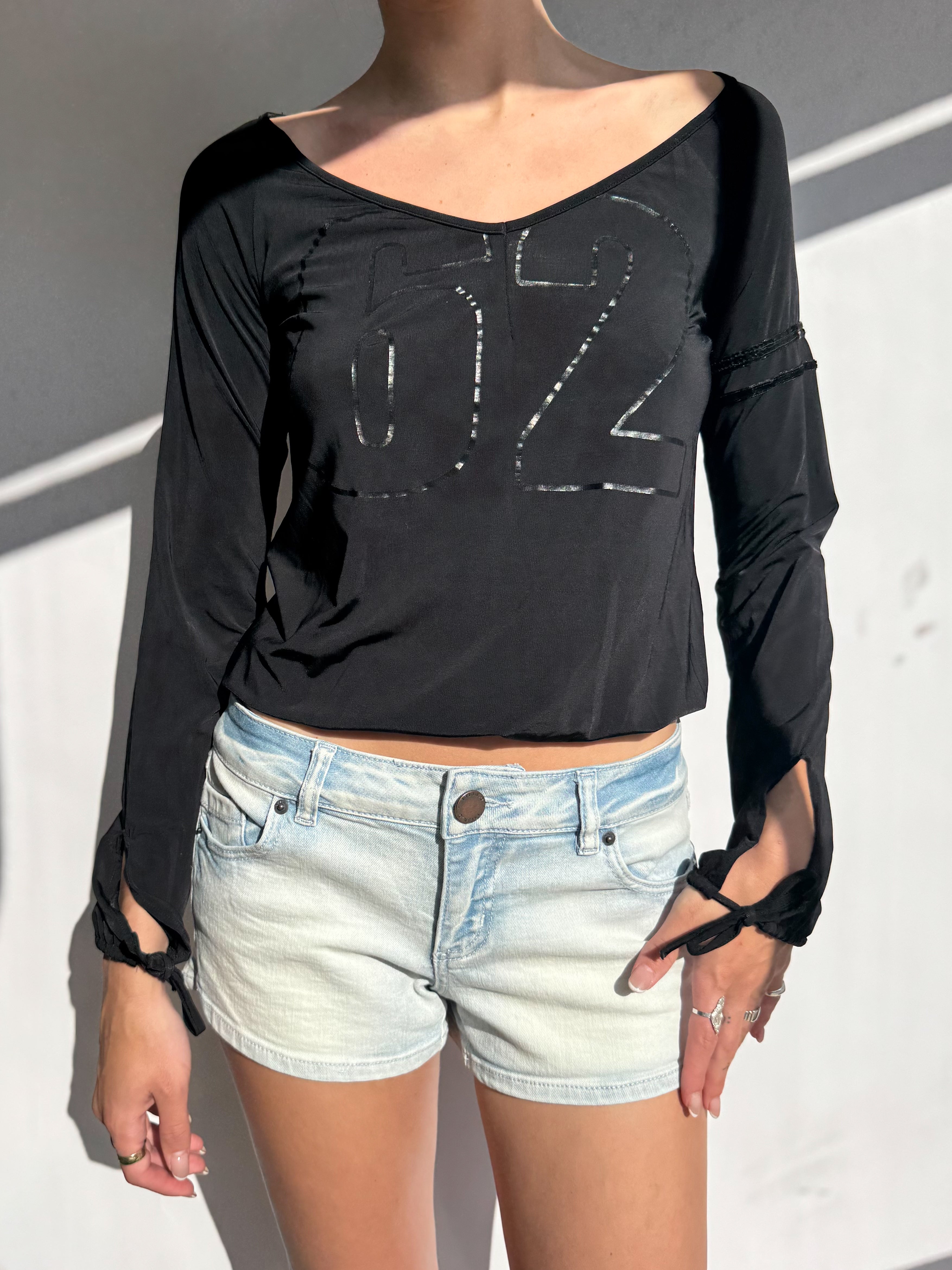 טי שרט ארוכה בהדפס מספר Killah (S)