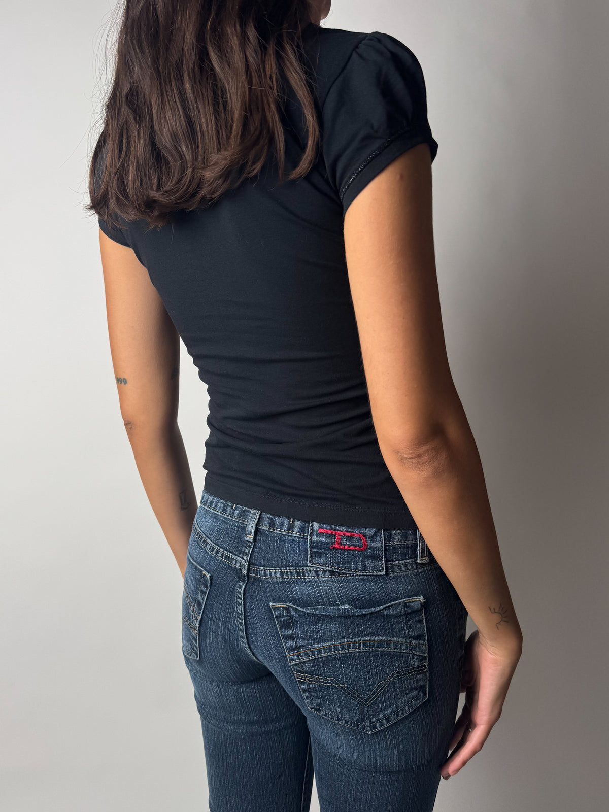 חולצת פולו פייטים (XS-S)