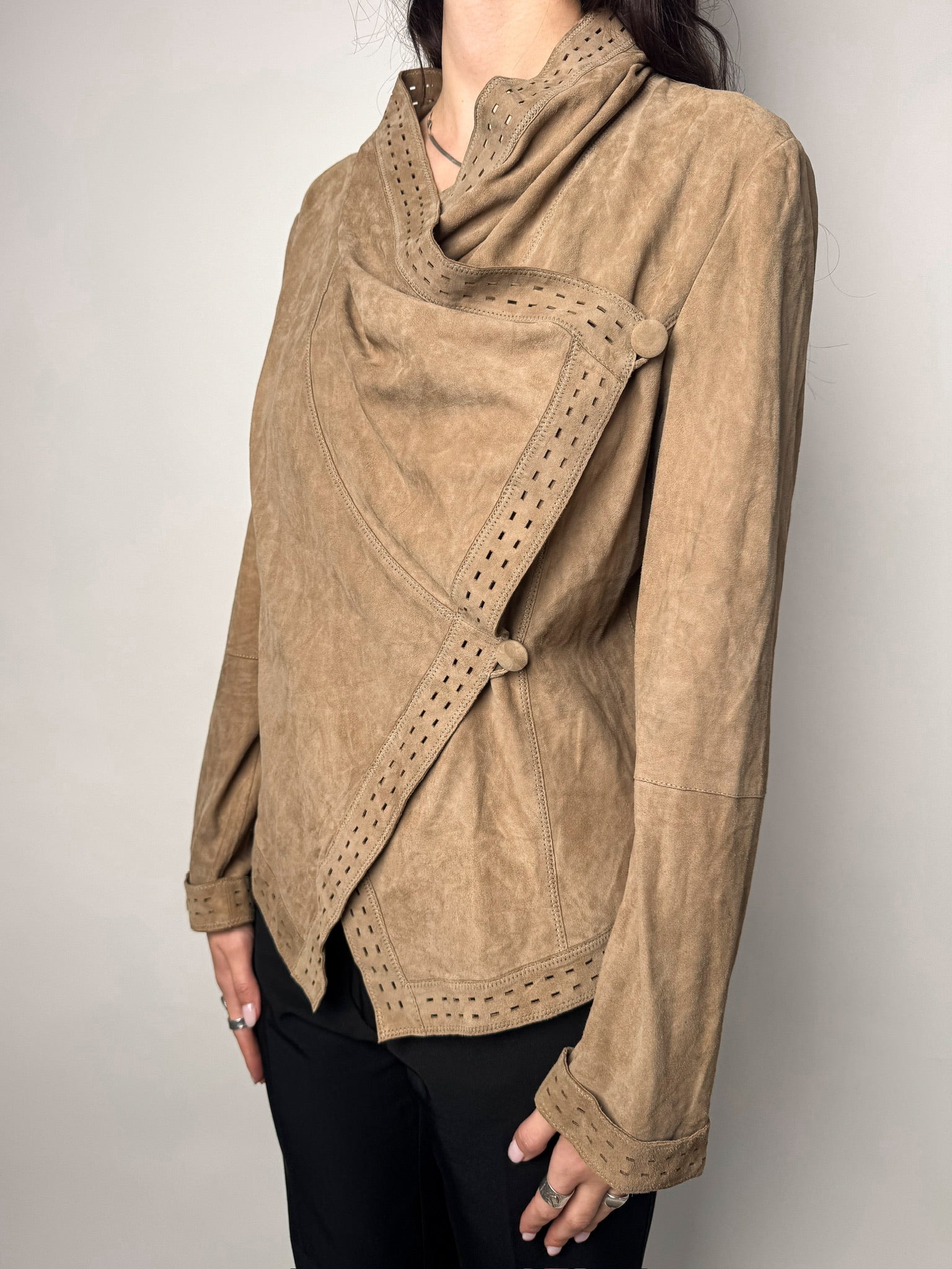 מעיל זמש מעטפת Armani (S-M)