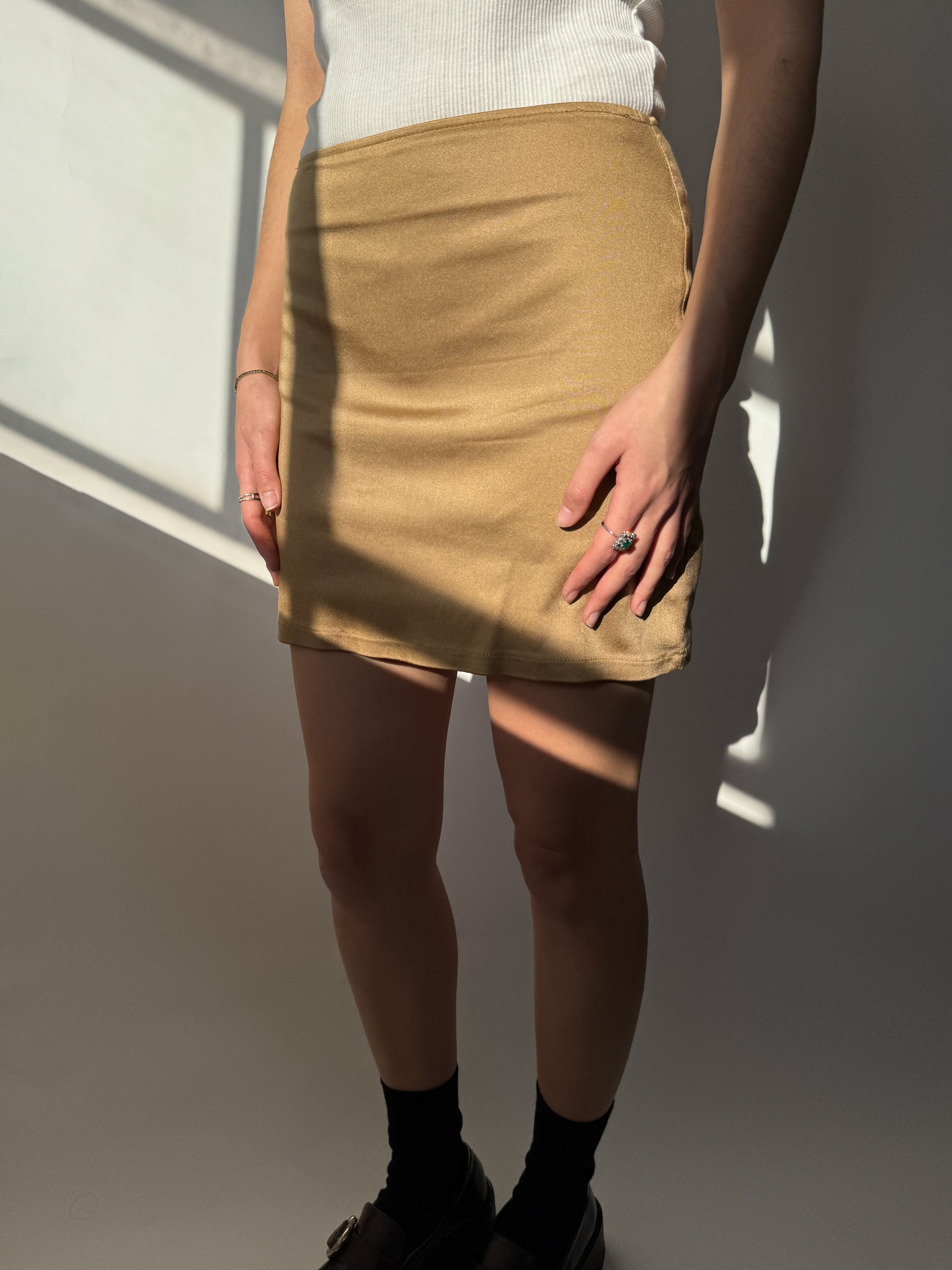 חצאית מיני זהובה (36)