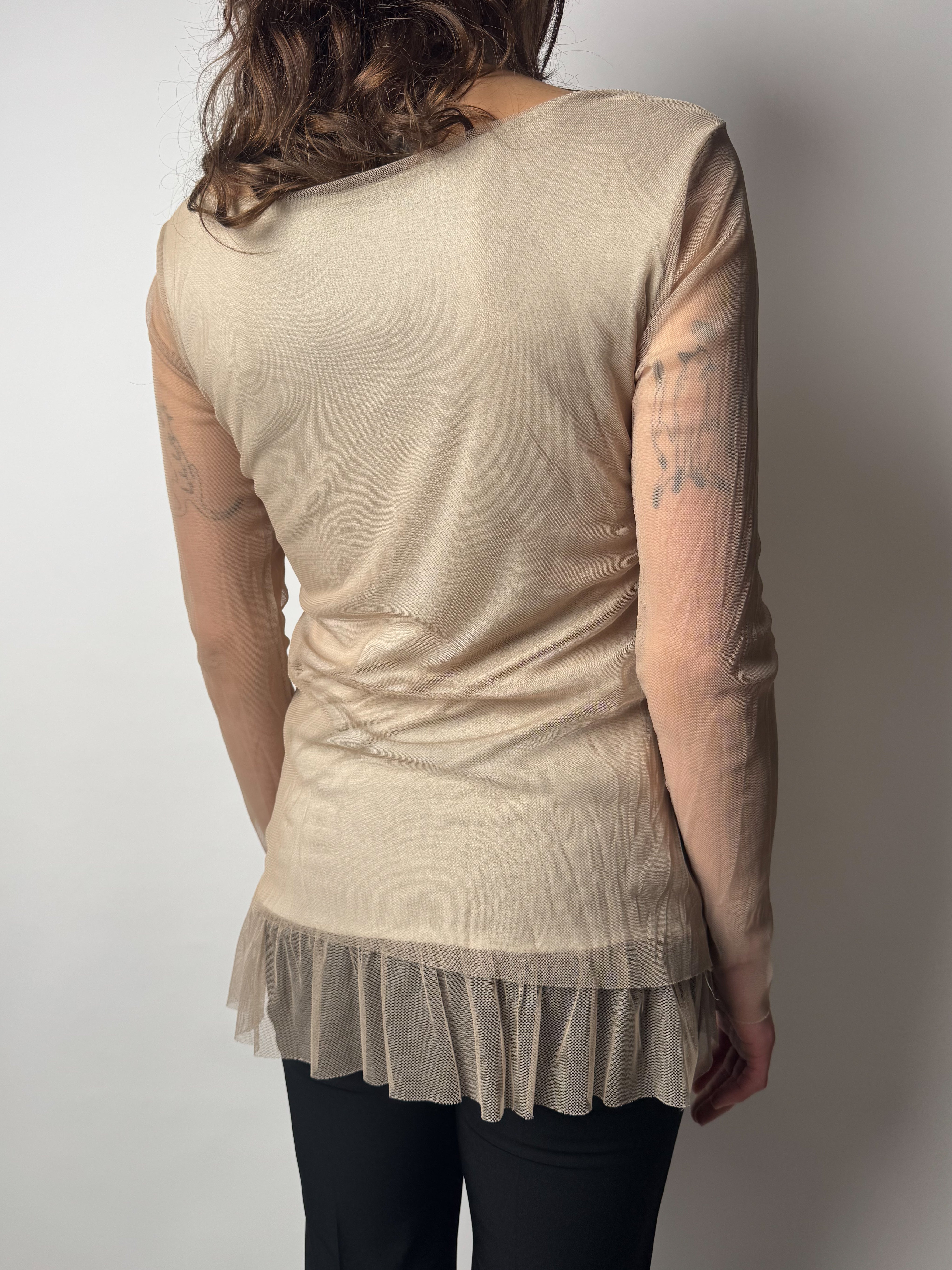 חולצת מש בז׳ (S-M)