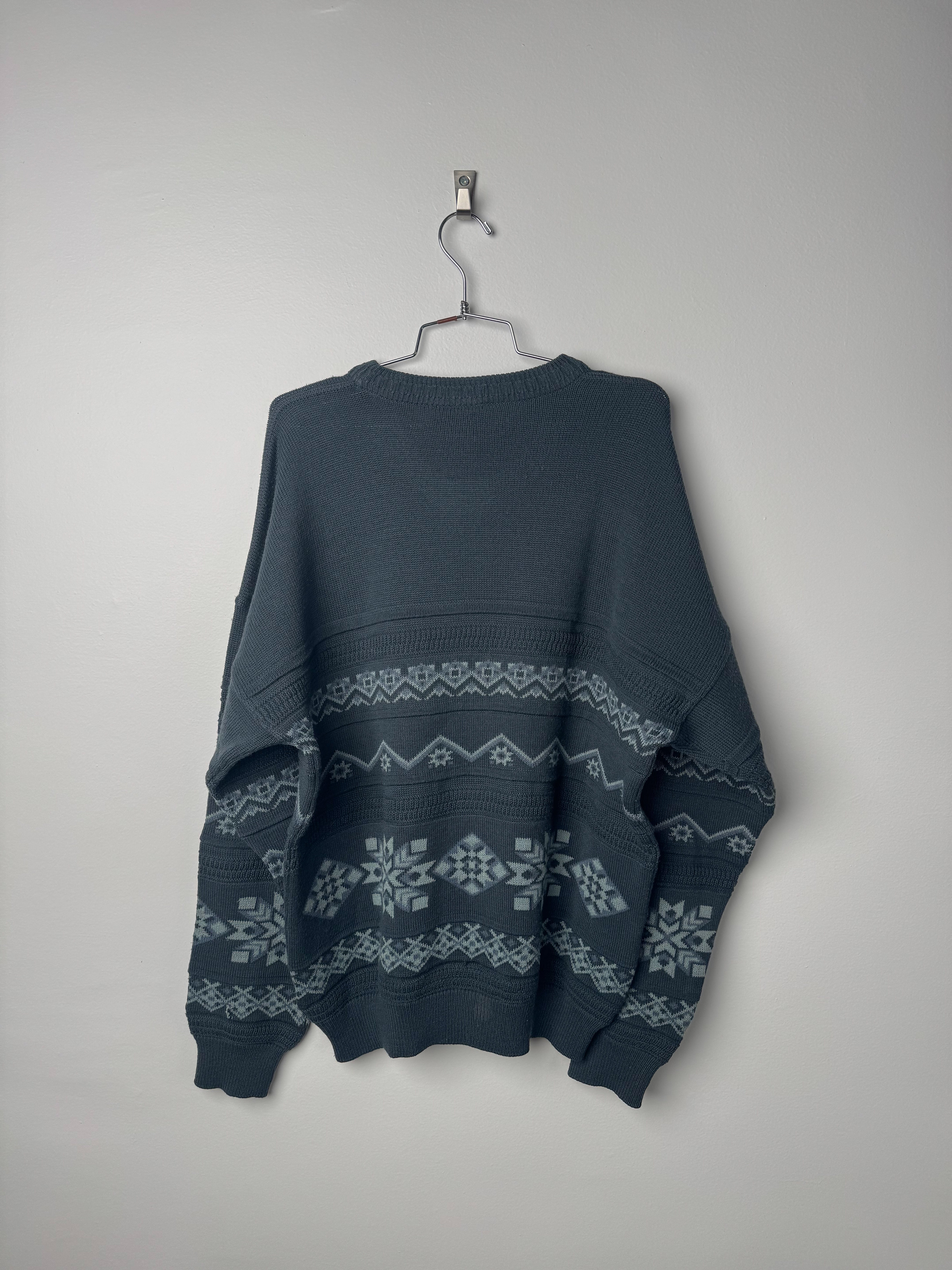 (L) סריג בהדפס גיאומטרי