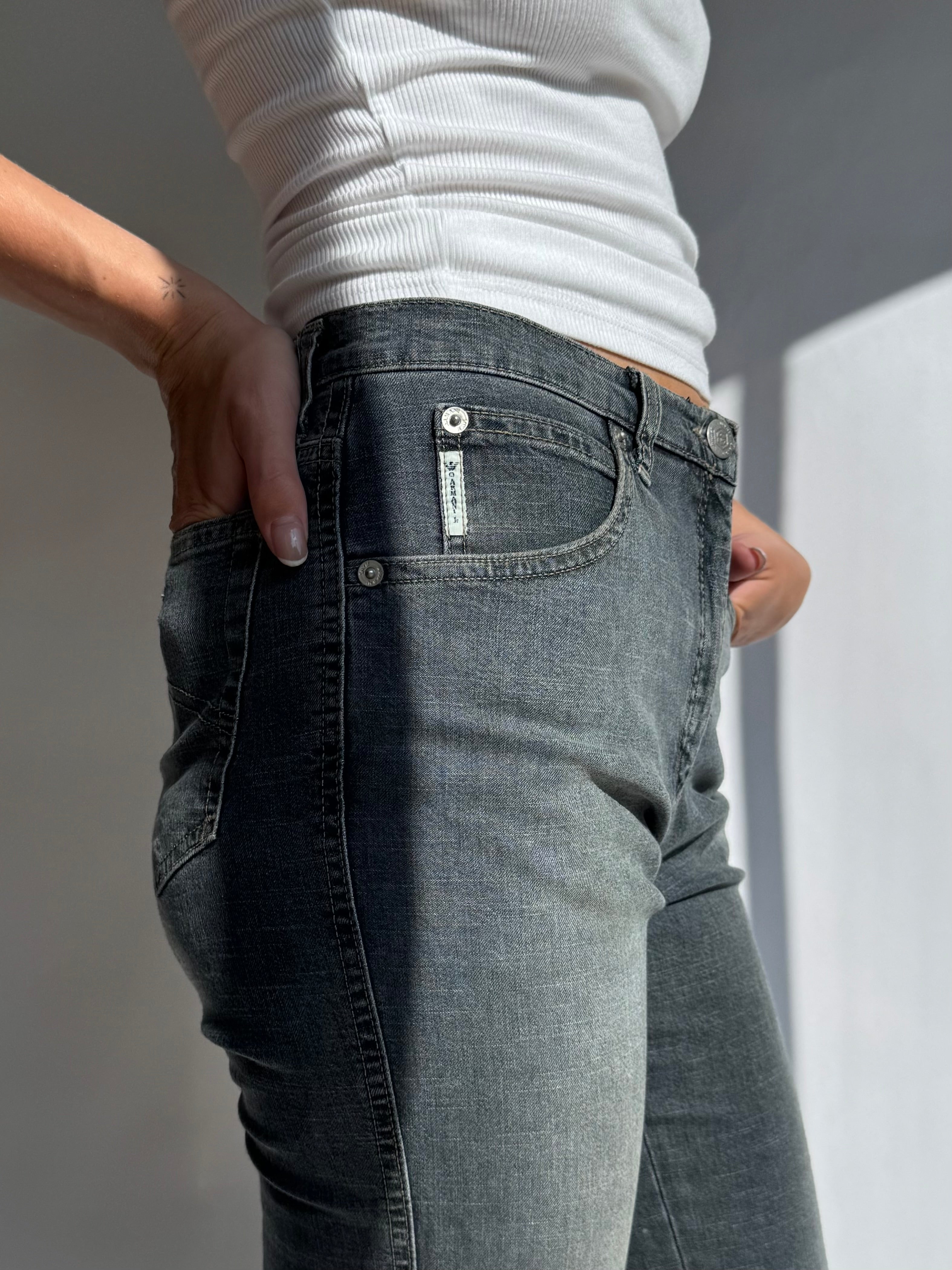 ג׳ינס אפור מתרחב Armani (36)